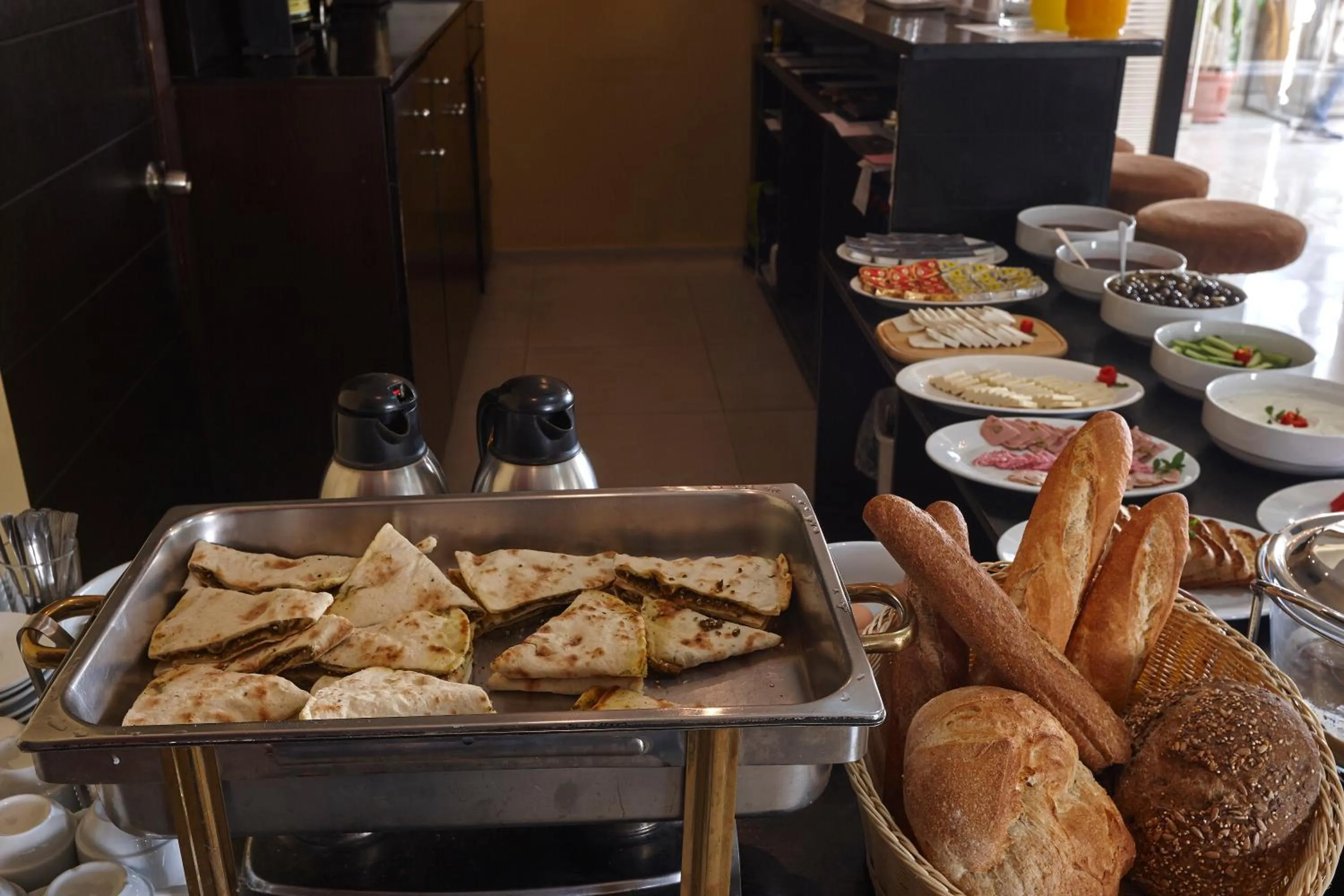 Buffet breakfast in Zoukotel Hotel