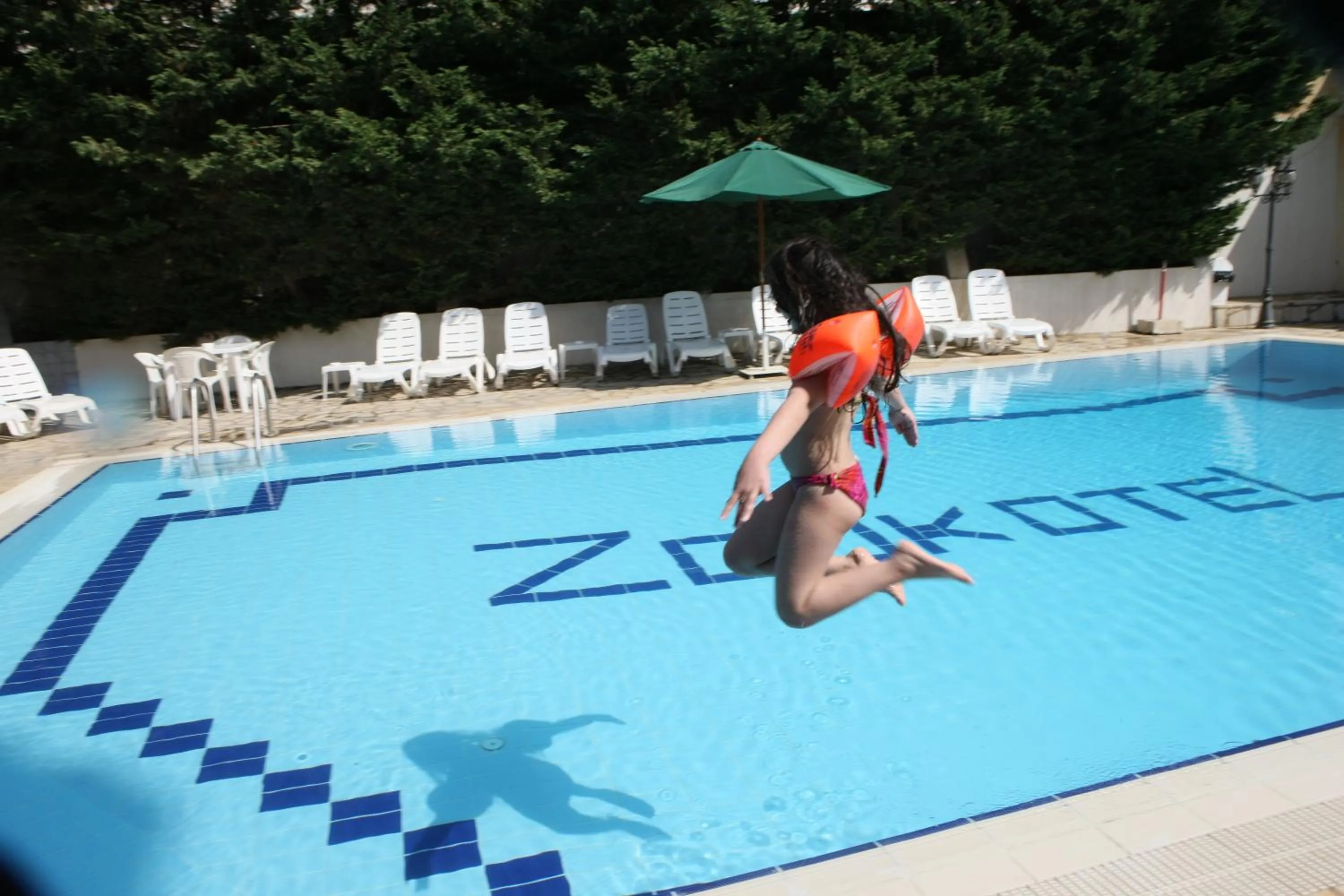 Swimming pool in Zoukotel Hotel