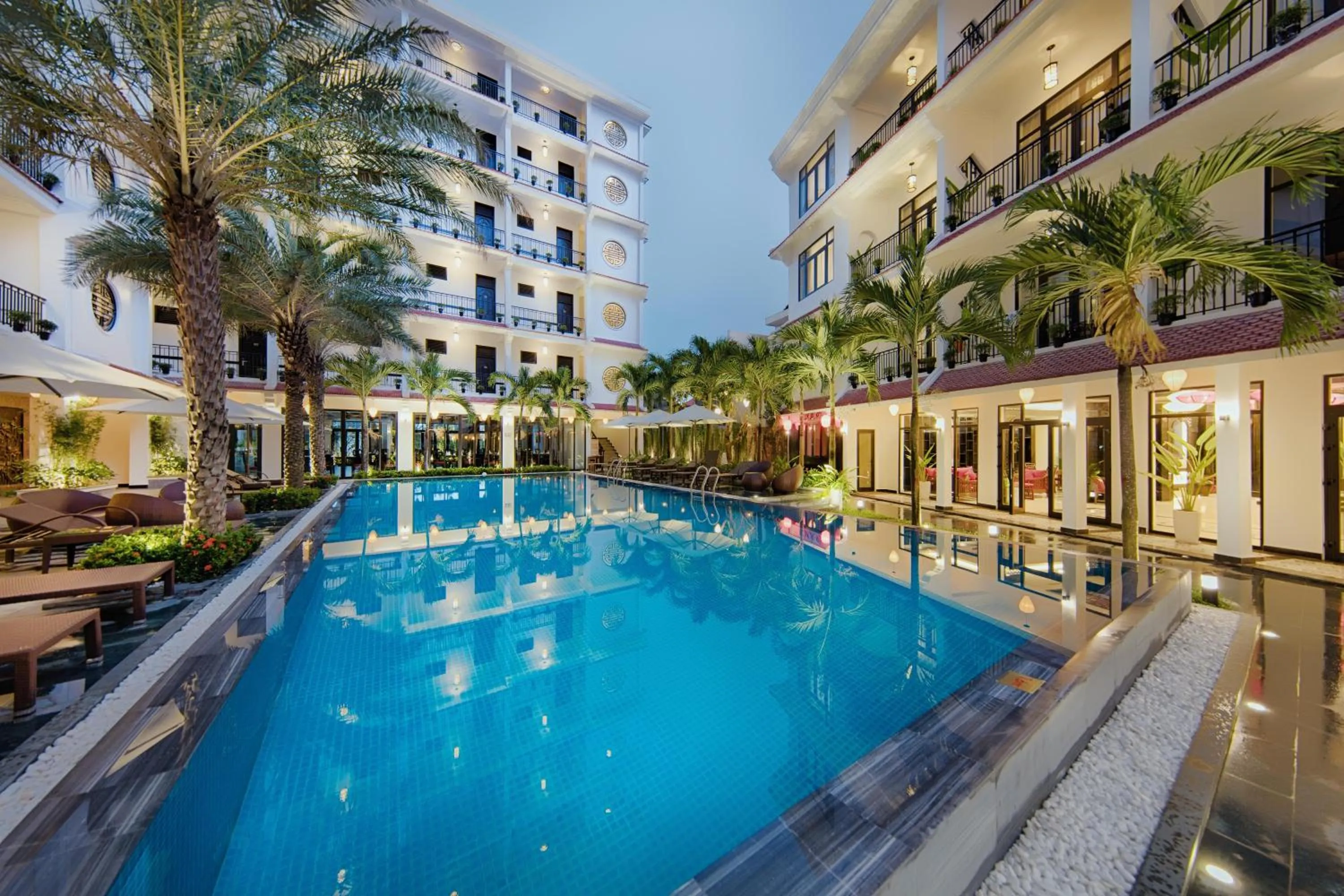 Swimming pool in Hadana Boutique Resort Hoi An