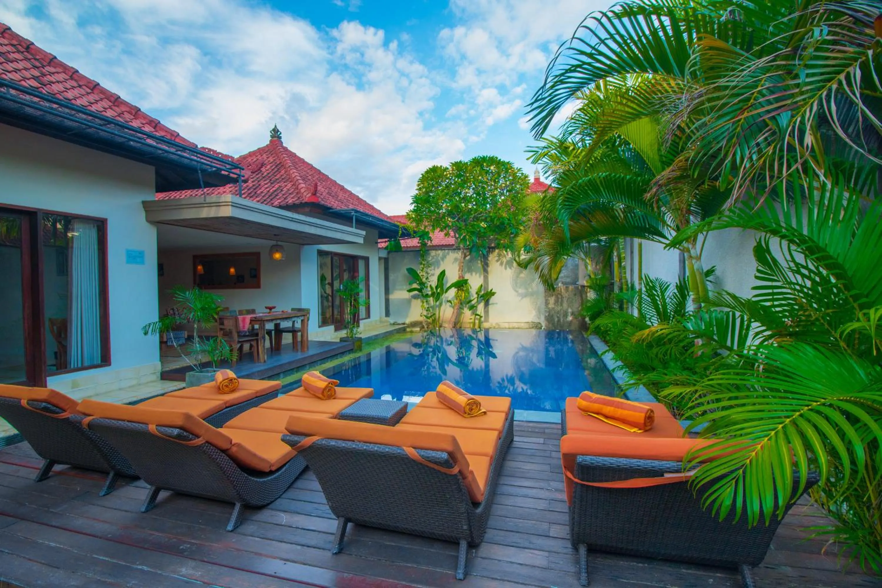 Pool view in Taman Amertha Villas by Maha Bali