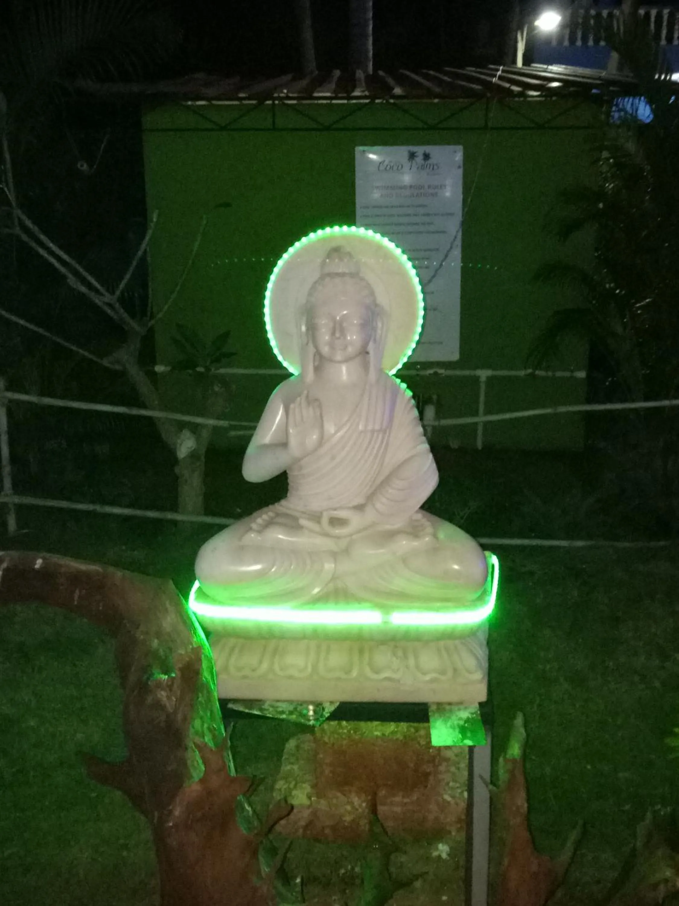 Decorative detail in Shaan Coco Palms Beach Resort