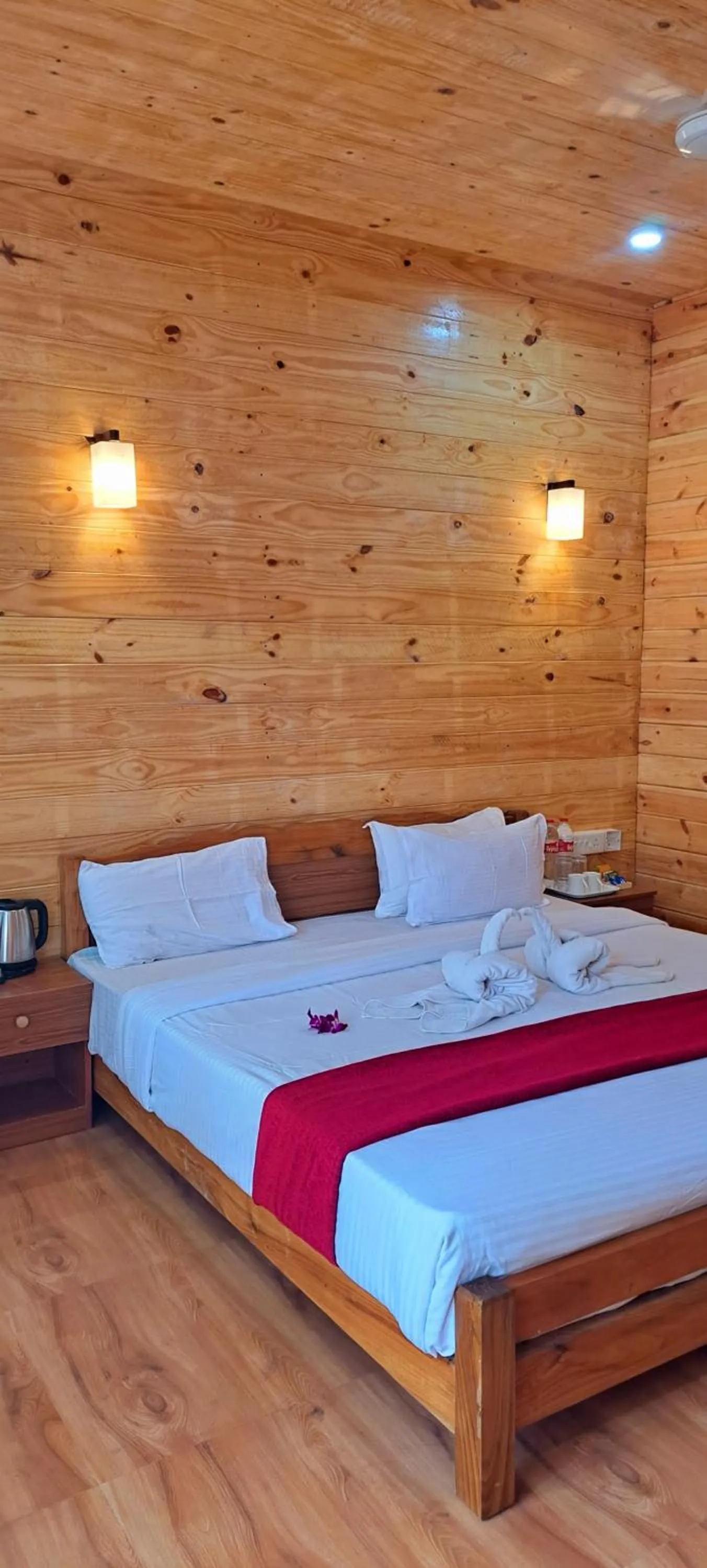 Bed in Shaan Coco Palms Beach Resort