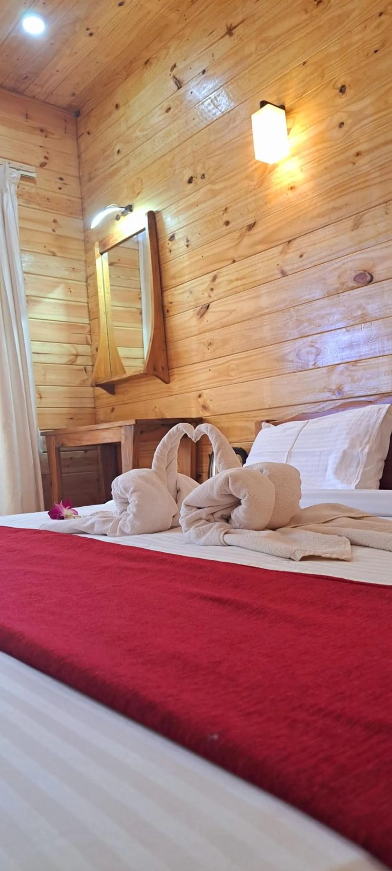 Bed in Shaan Coco Palms Beach Resort