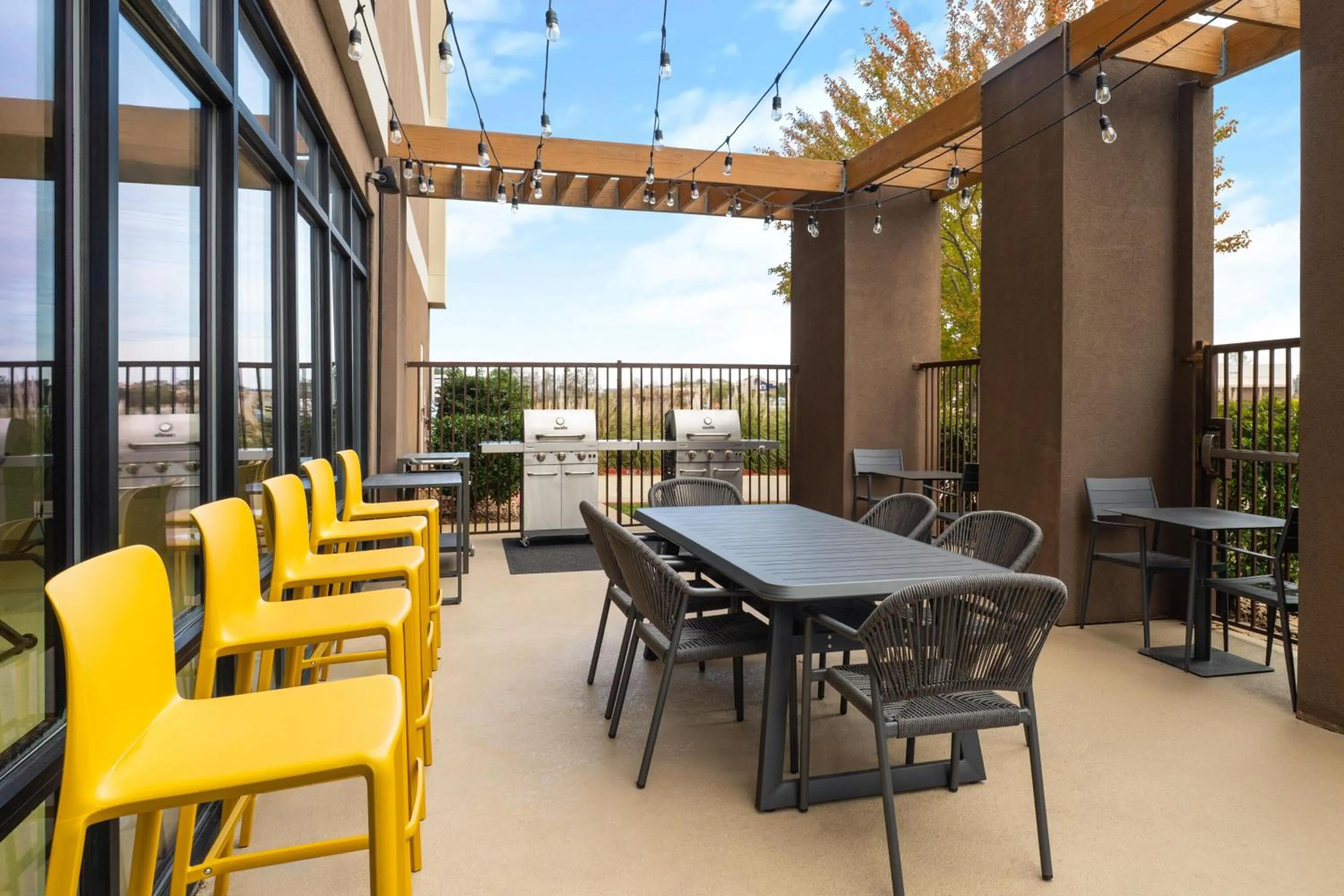 Patio in Home2 Suites by Hilton Alexandria