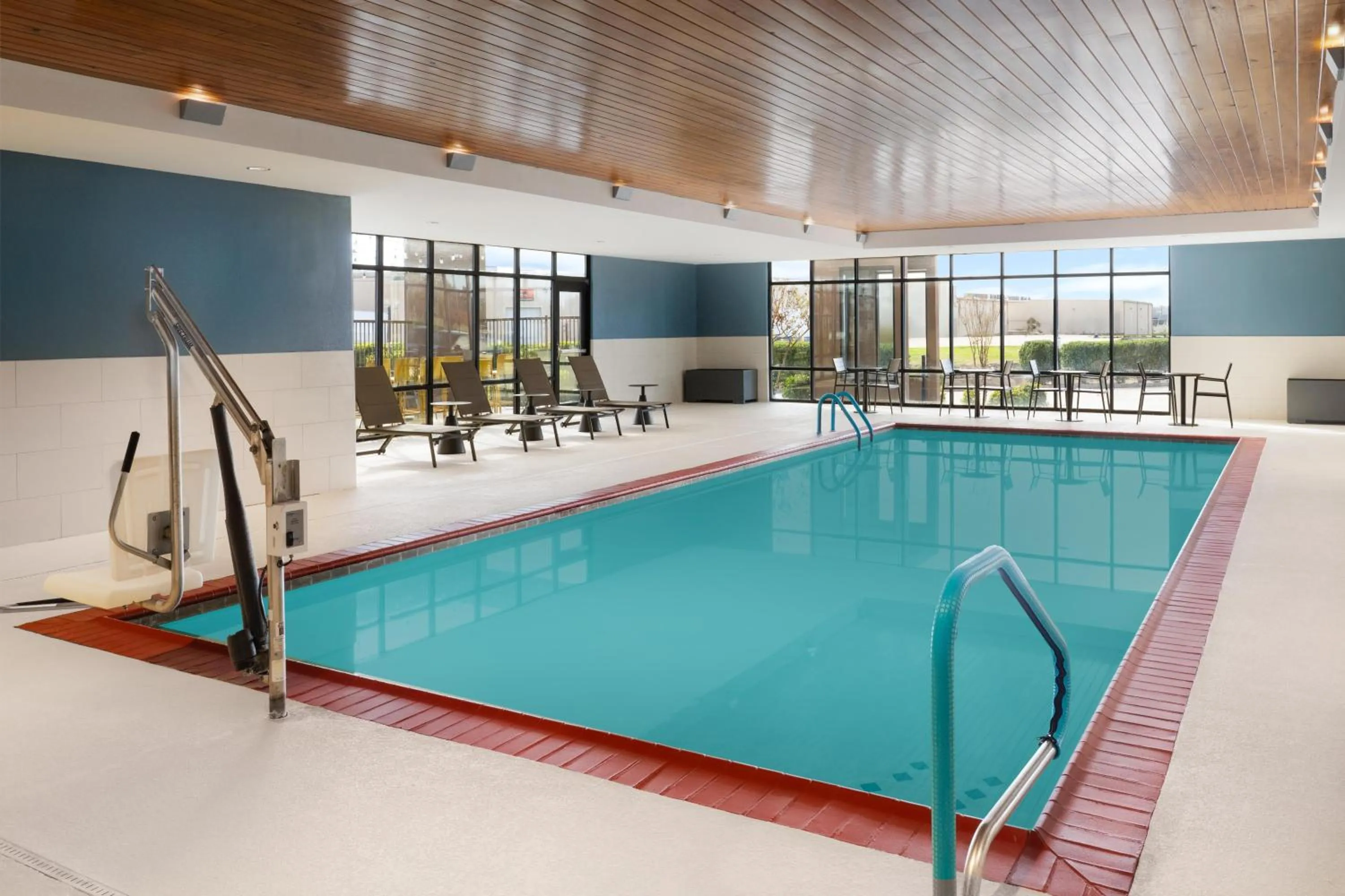 Pool view in Home2 Suites by Hilton Alexandria