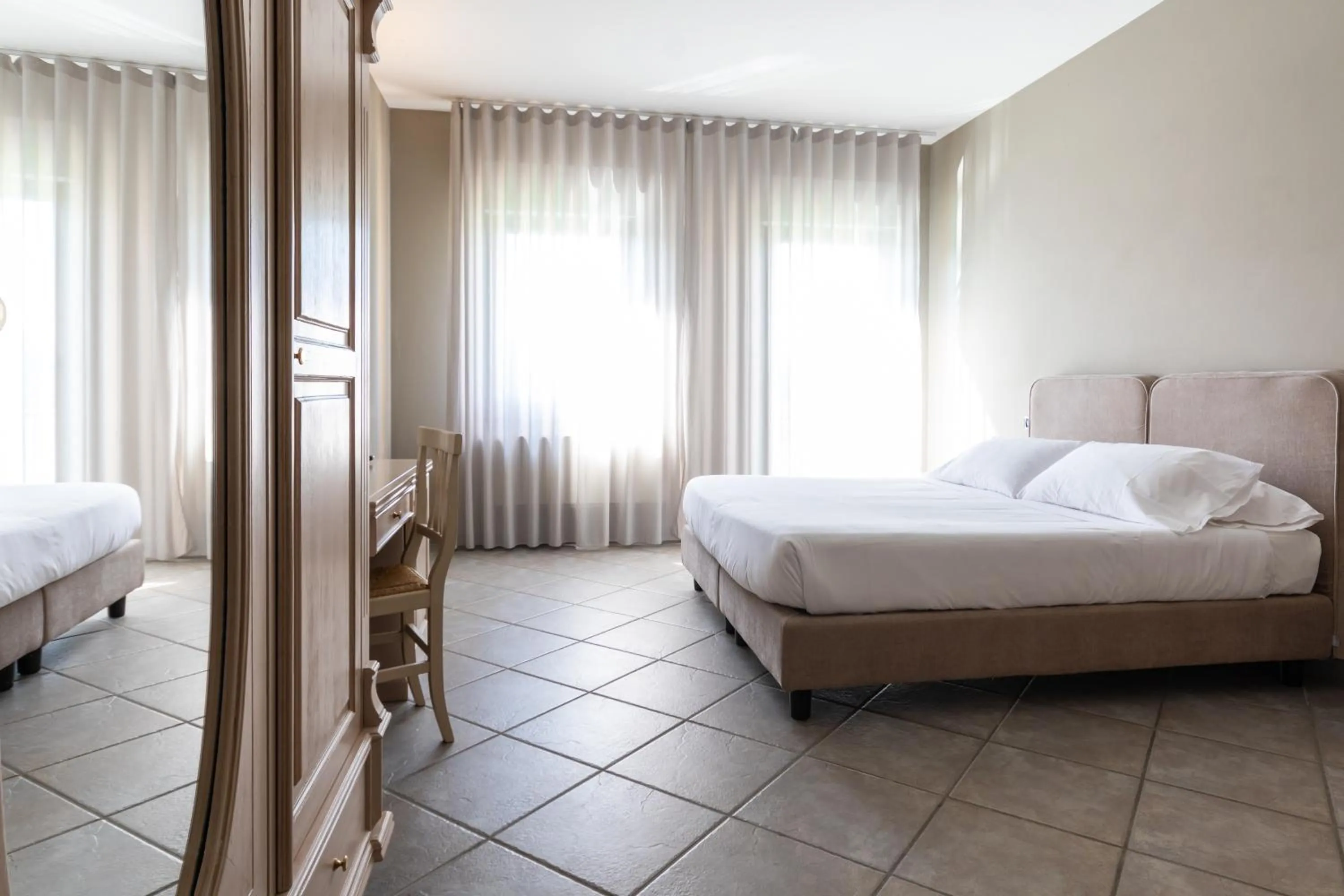 Bed in Hotel Don Luis