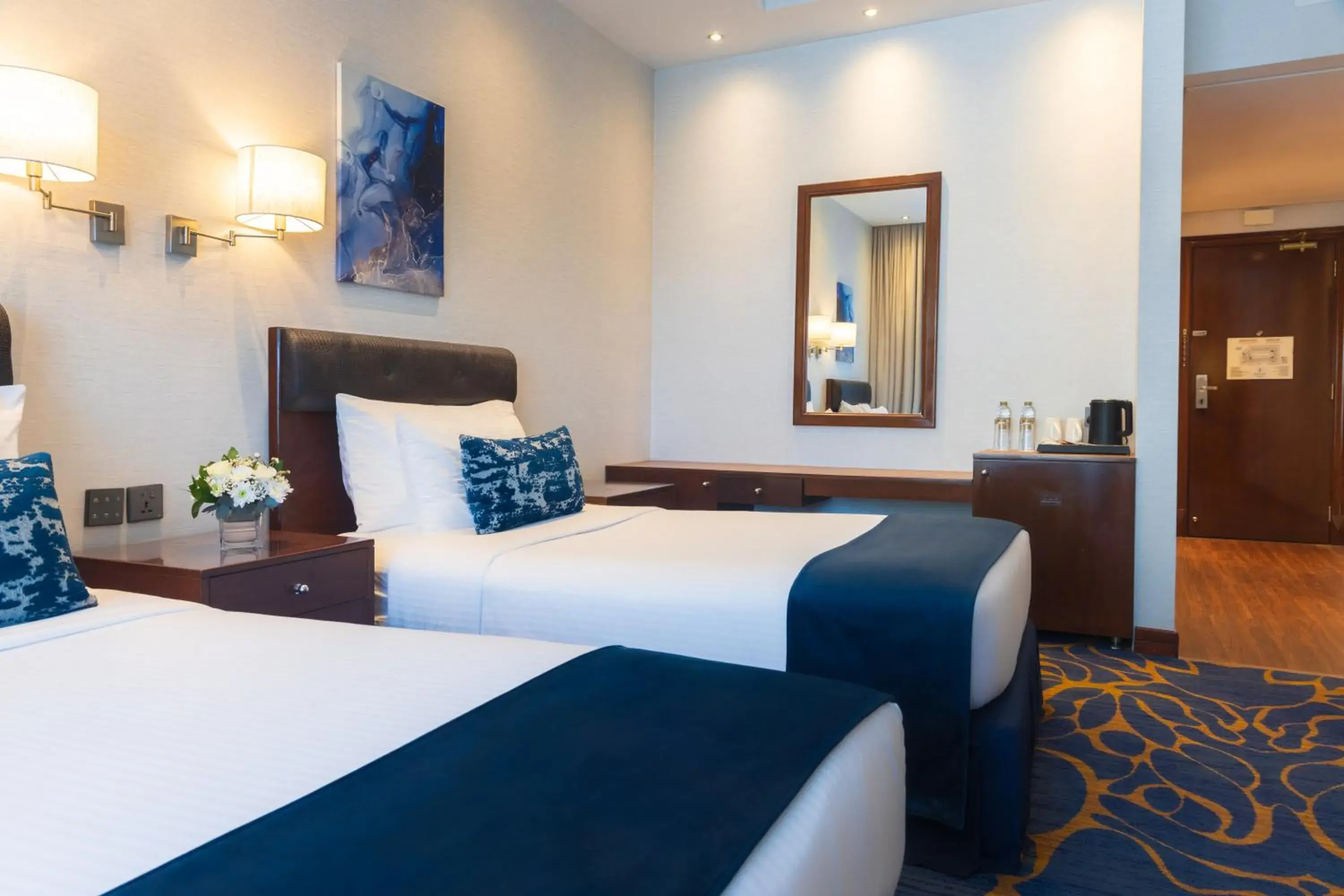 Deluxe Twin Room - Complimentary Transfer to Bluewater Island and JBR in MD Hotel By Gewan Deluxe Twin Room - Complimentary Transfer to Bluewater Island and JBR in MD Hotel By Gewan