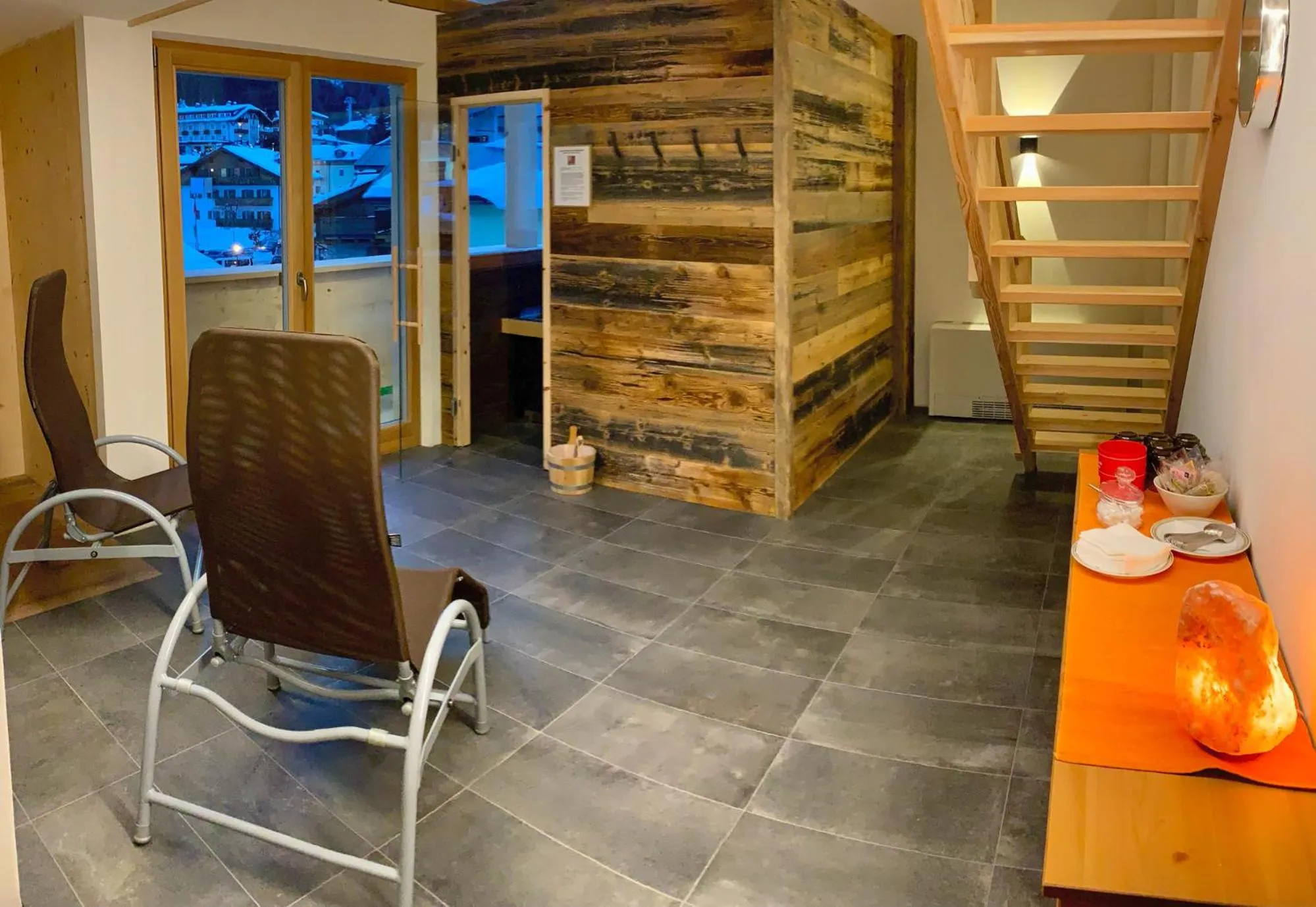 Sauna in Hotel Genziana