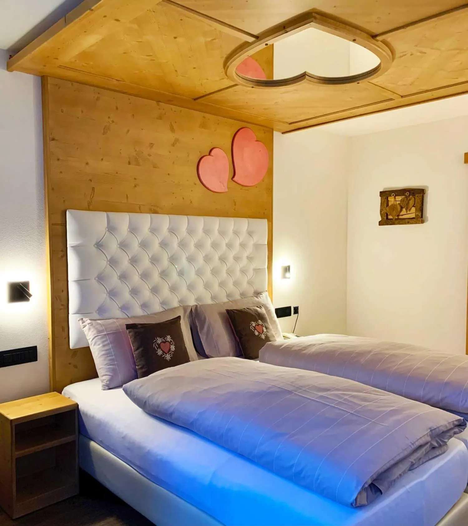 Bed in Hotel Genziana