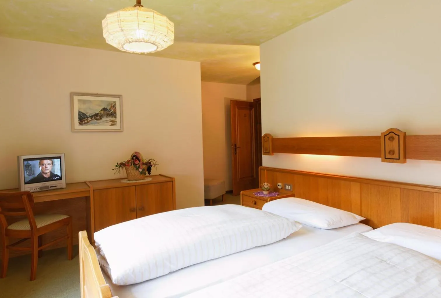 Bed in Hotel Genziana