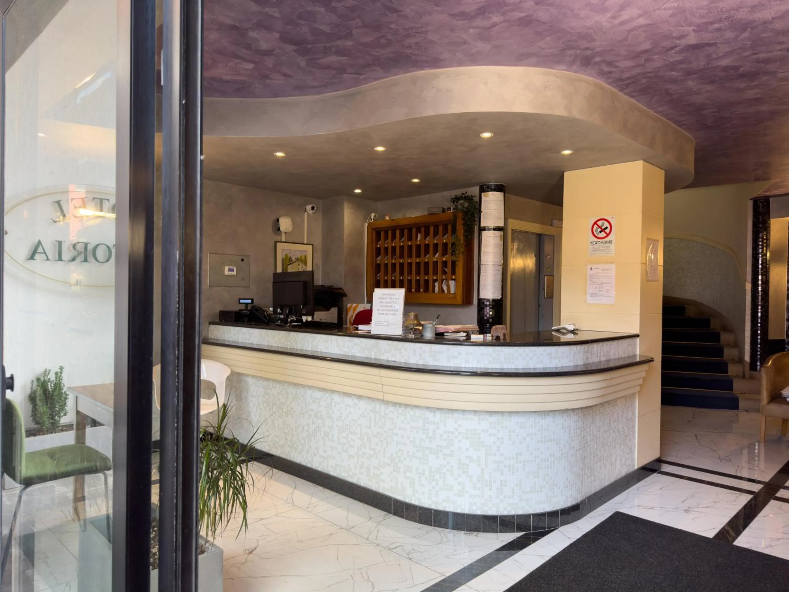 Lobby or reception in Hotel Astoria