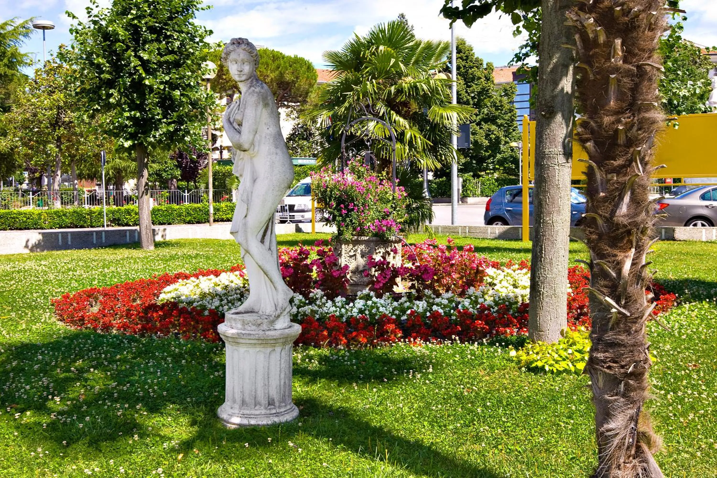 Garden in Hotel Abano Astoria