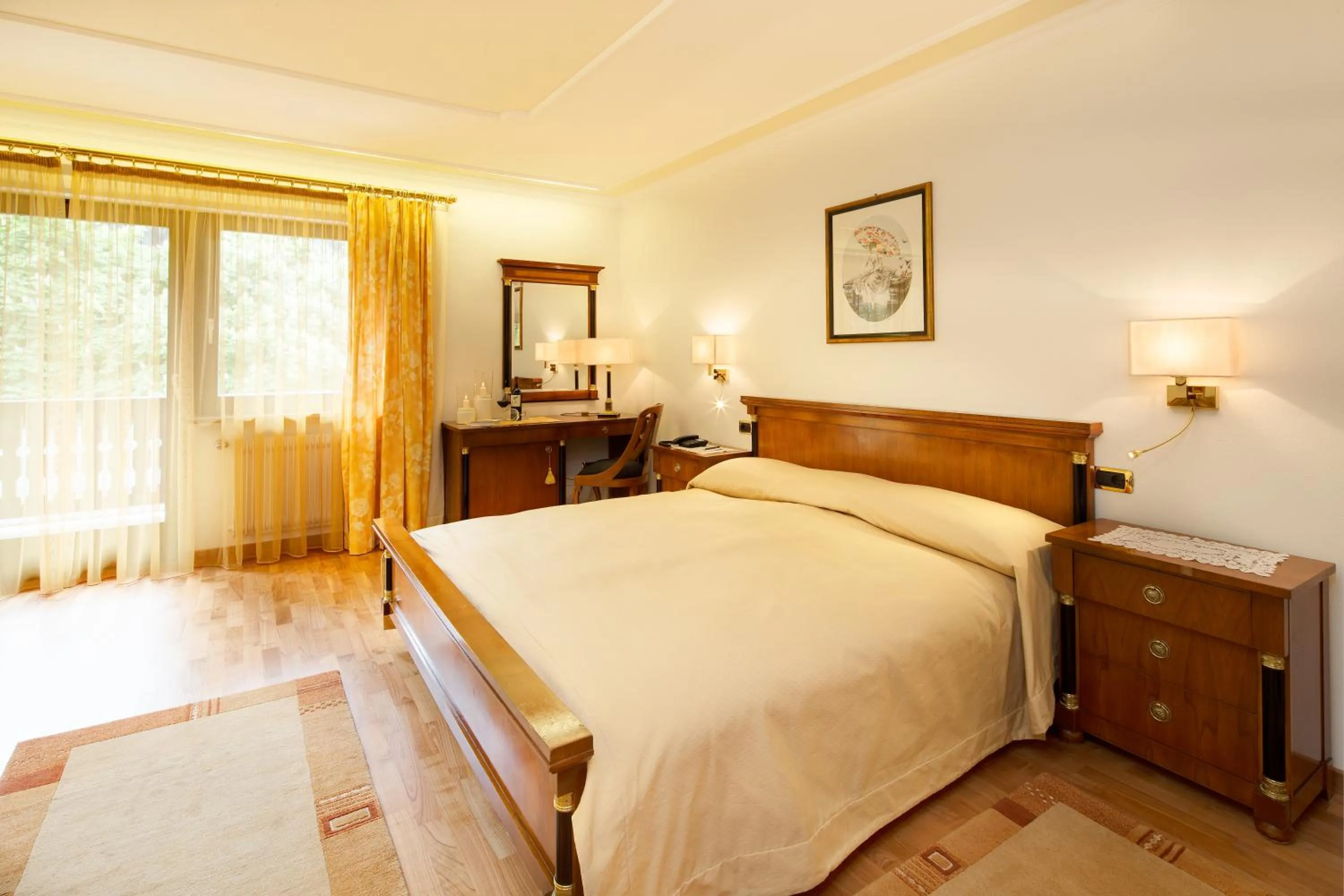 Photo of the whole room, Bed in Romantik Hotel & Restaurant Stafler