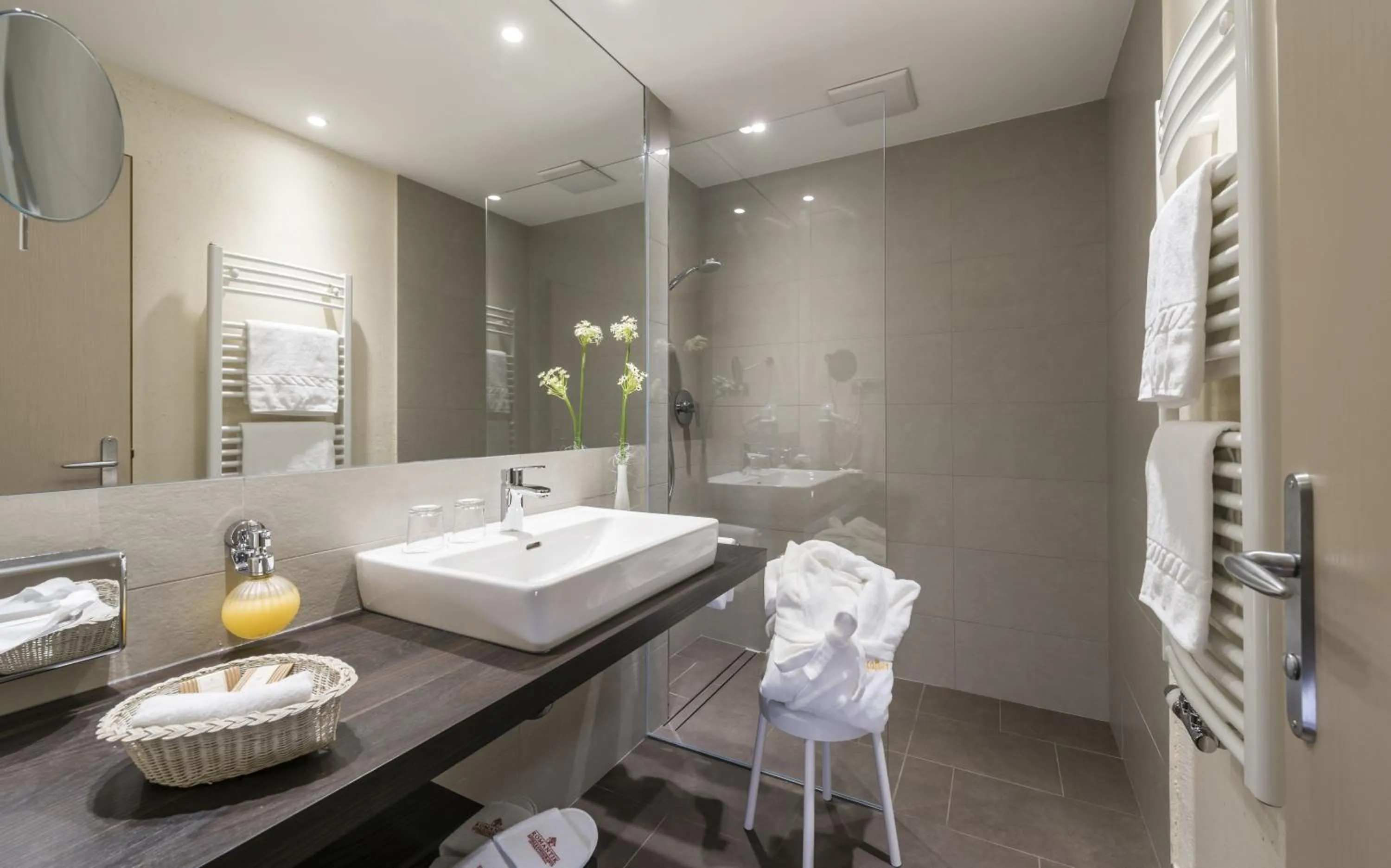 Bathroom in Romantik Hotel & Restaurant Stafler