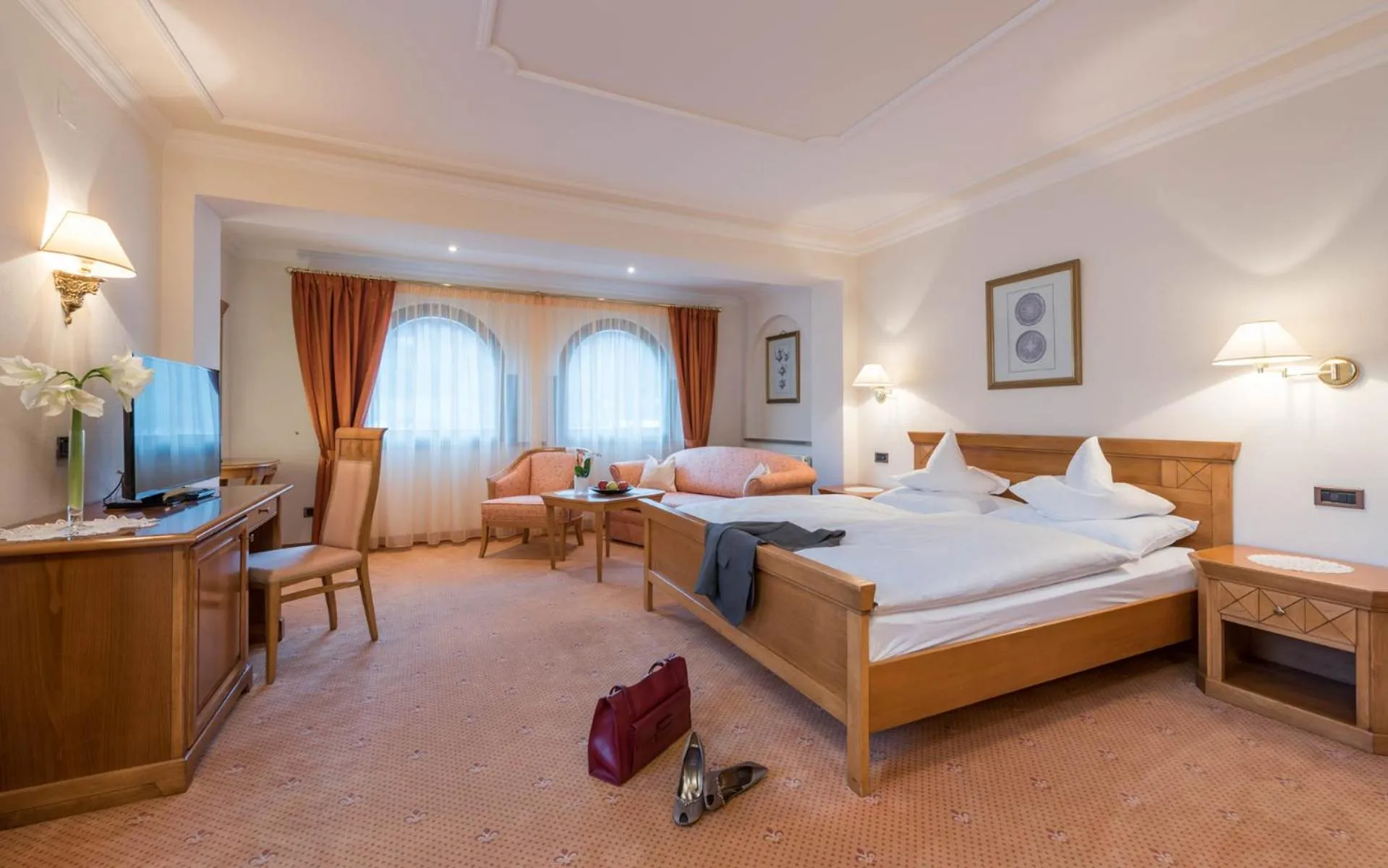 Photo of the whole room, Bed in Romantik Hotel & Restaurant Stafler