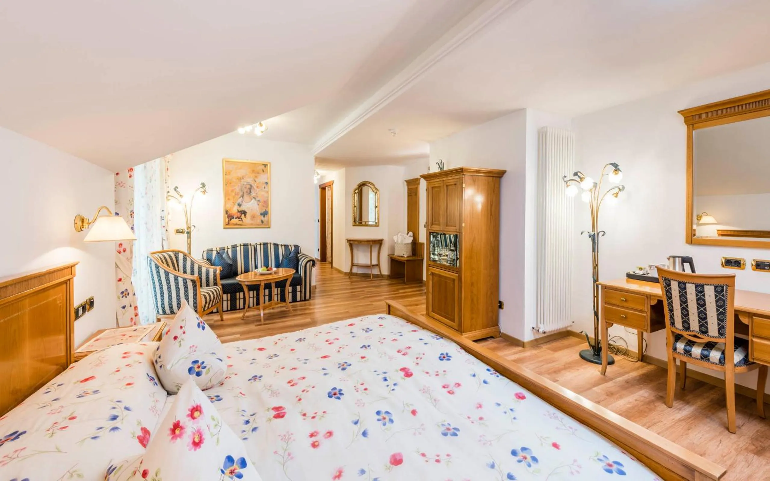 Photo of the whole room, Bed in Romantik Hotel & Restaurant Stafler