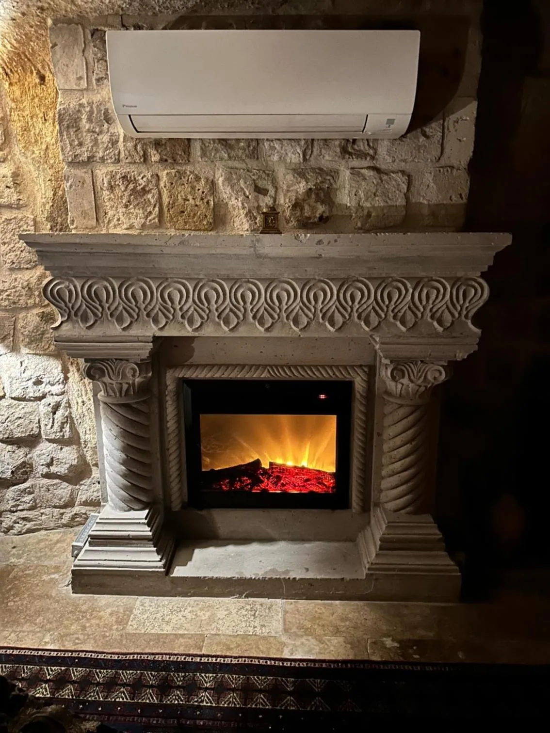 fireplace in Wish Cappadocia