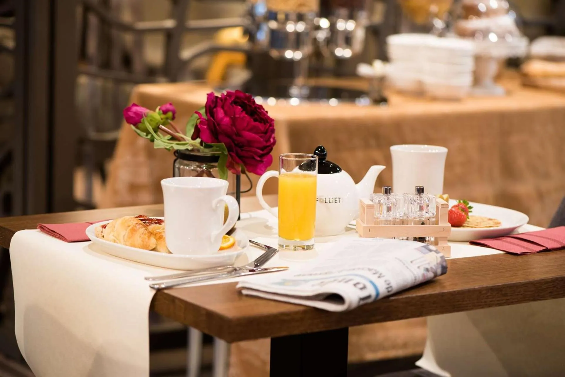 Food and drinks in Le Lodge Brit Hotel Strasbourg Zenith