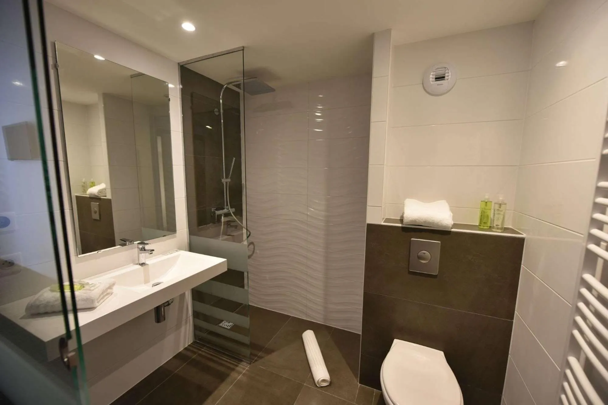 Bathroom in Le Lodge Brit Hotel Strasbourg Zenith