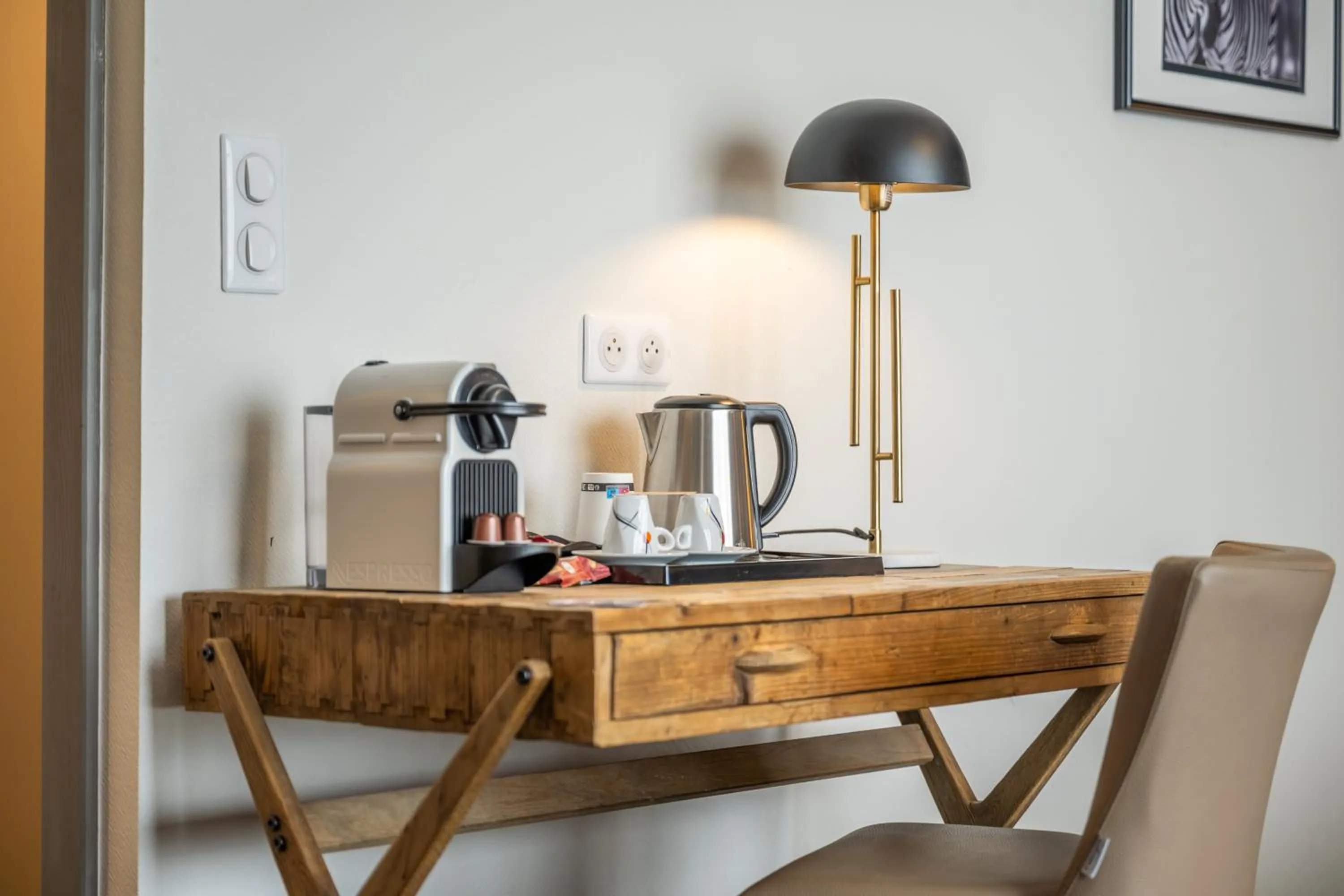 Coffee/tea facilities in Le Lodge Brit Hotel Strasbourg Zenith