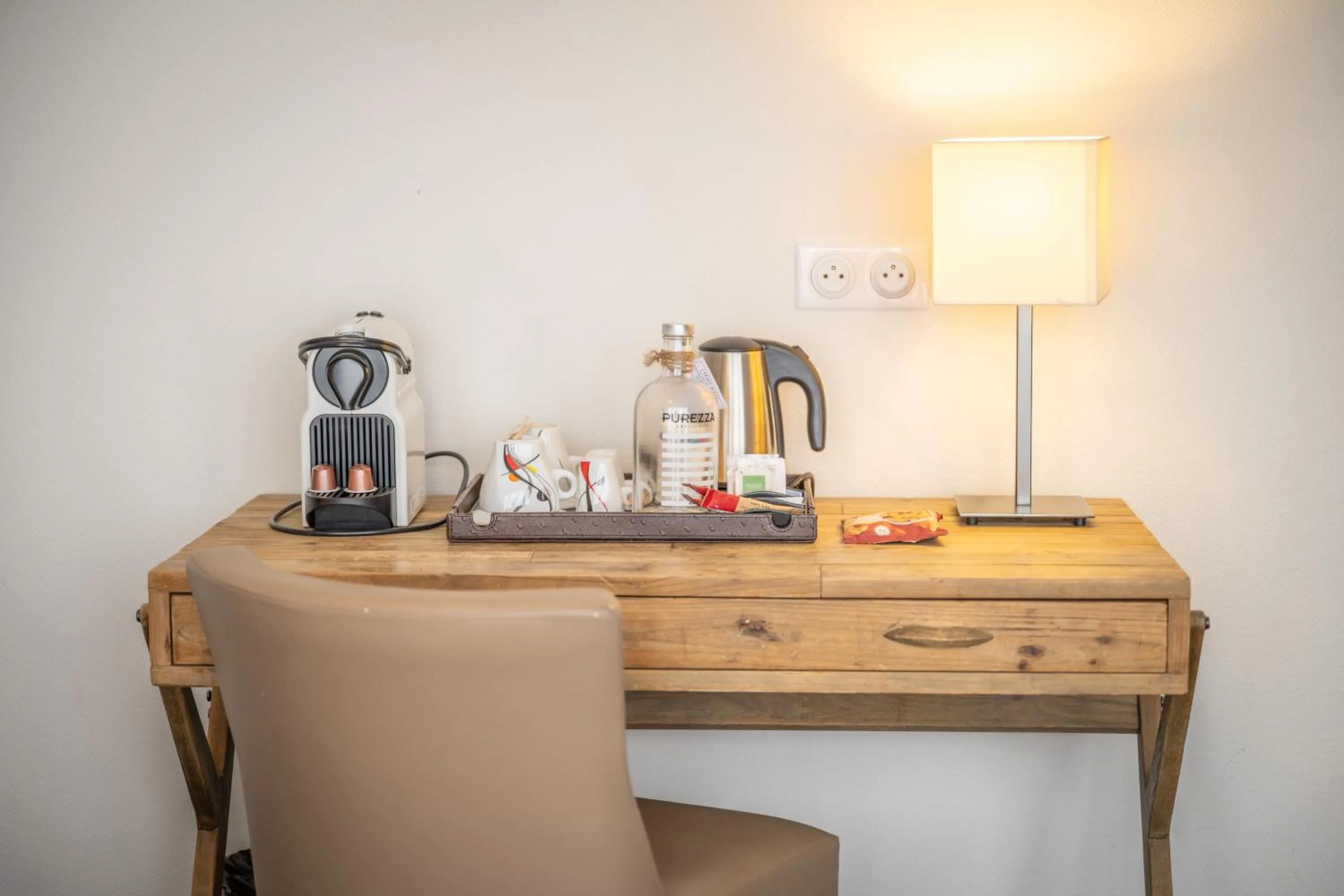 Coffee/tea facilities in Le Lodge Brit Hotel Strasbourg Zenith