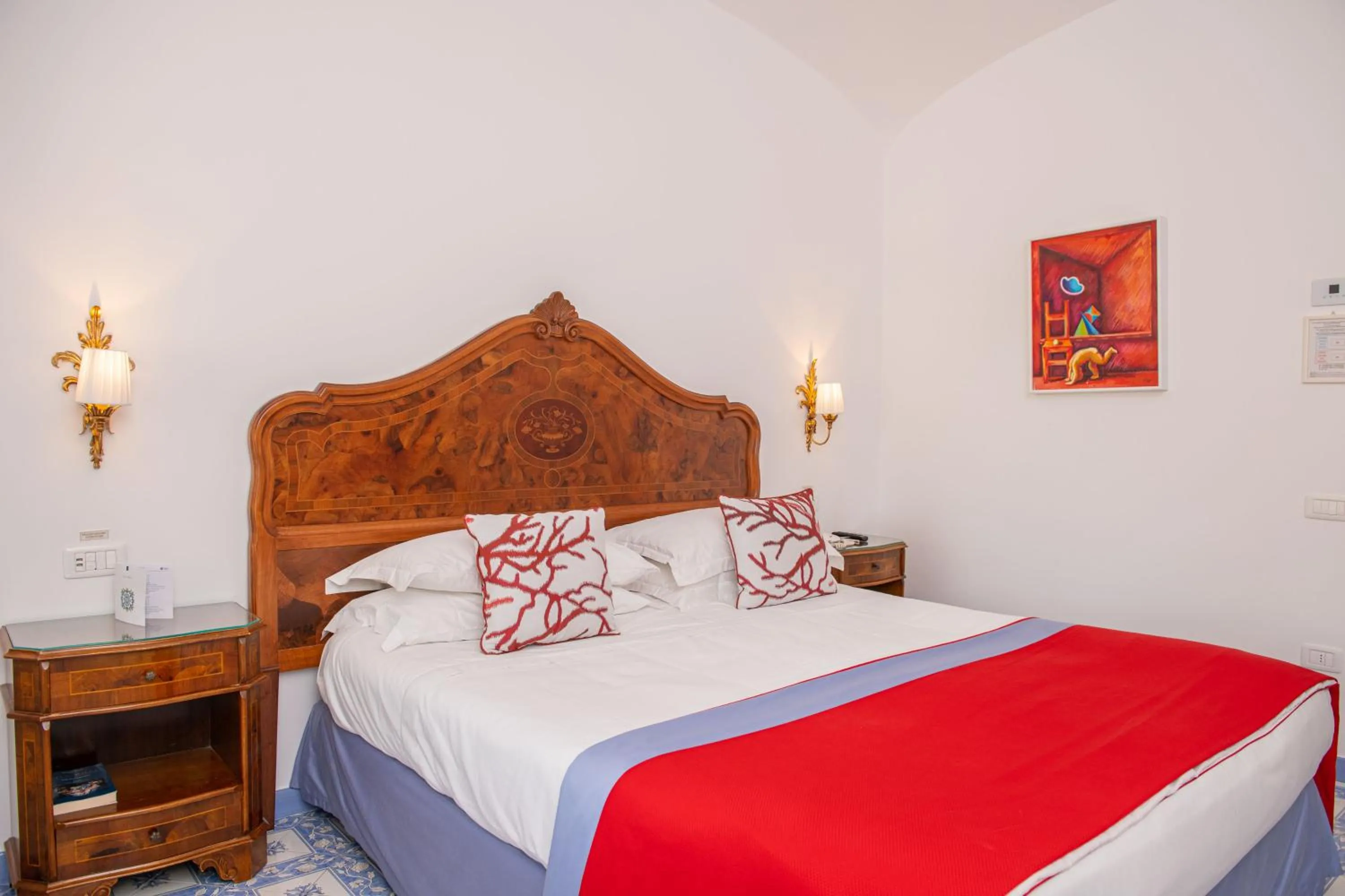 Bed in Grand Hotel La Favorita