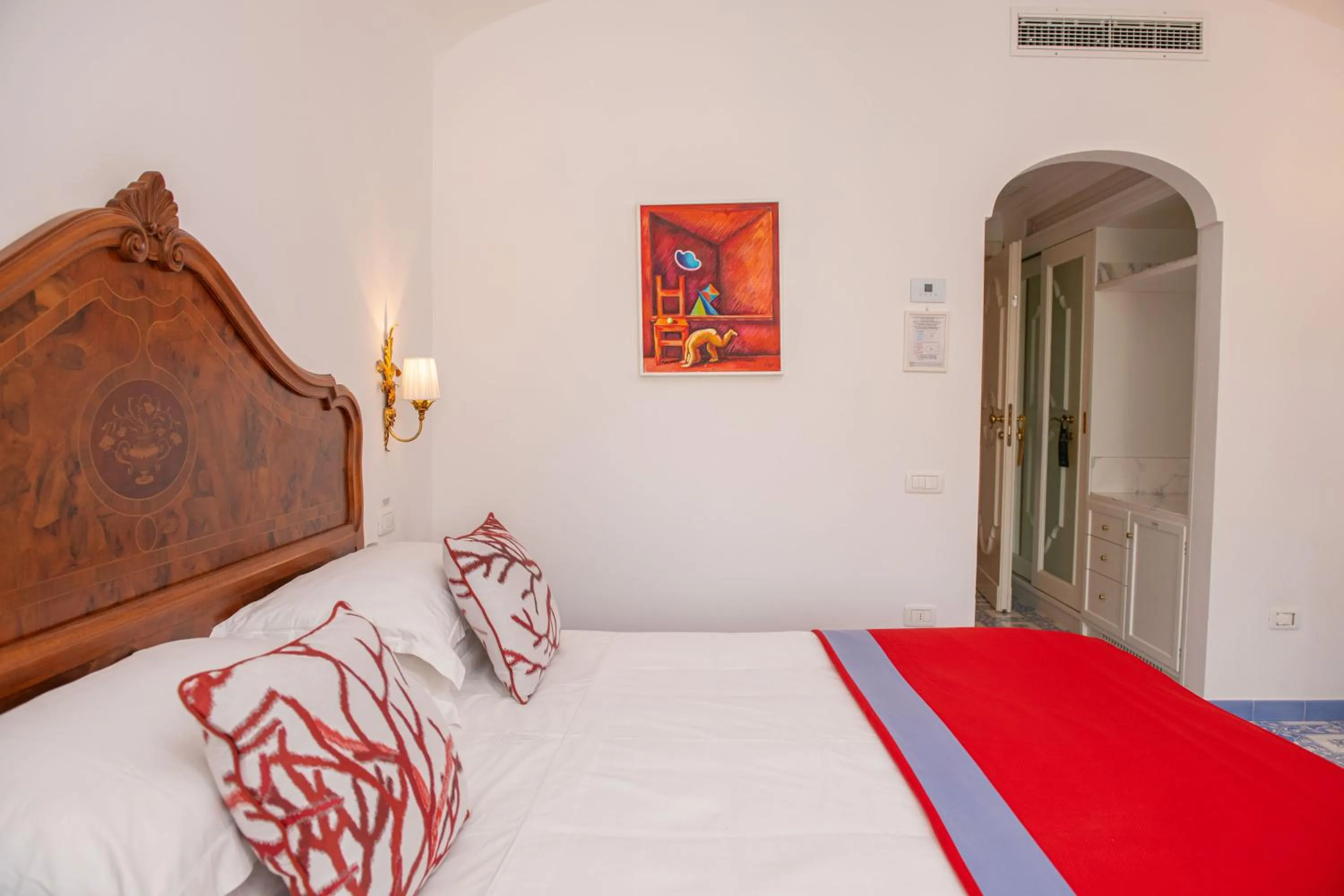 Bed in Grand Hotel La Favorita