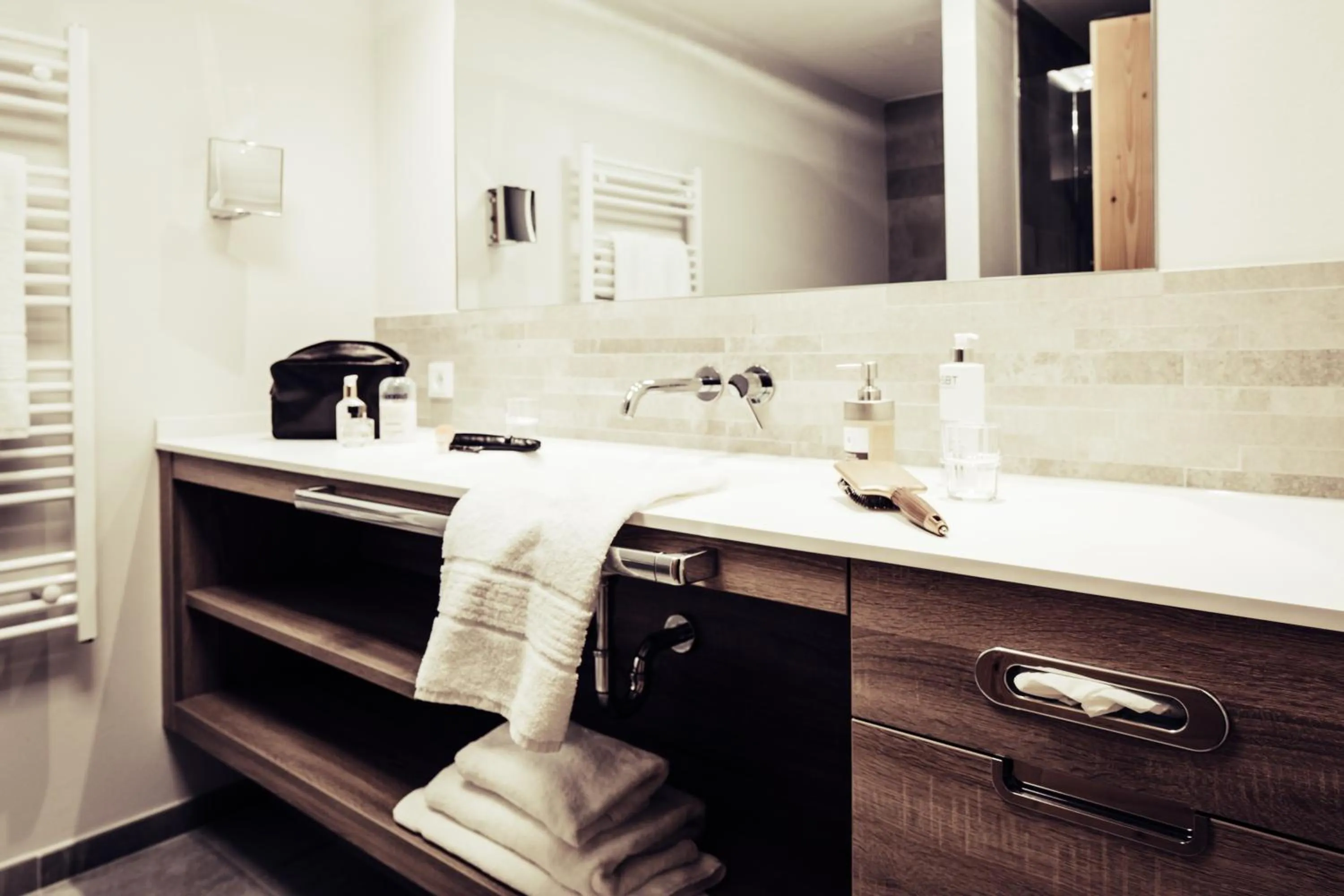 Bathroom in Biohotel Bergzeit