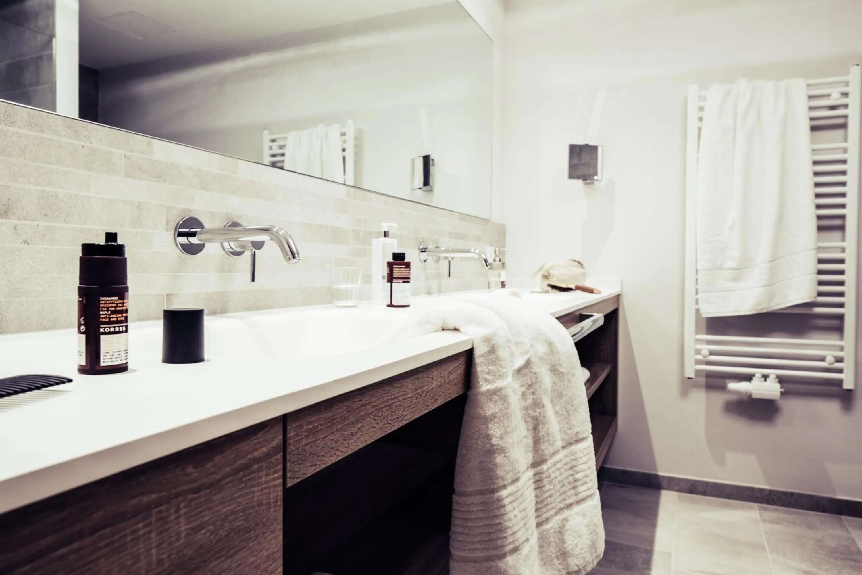 Bathroom in Biohotel Bergzeit