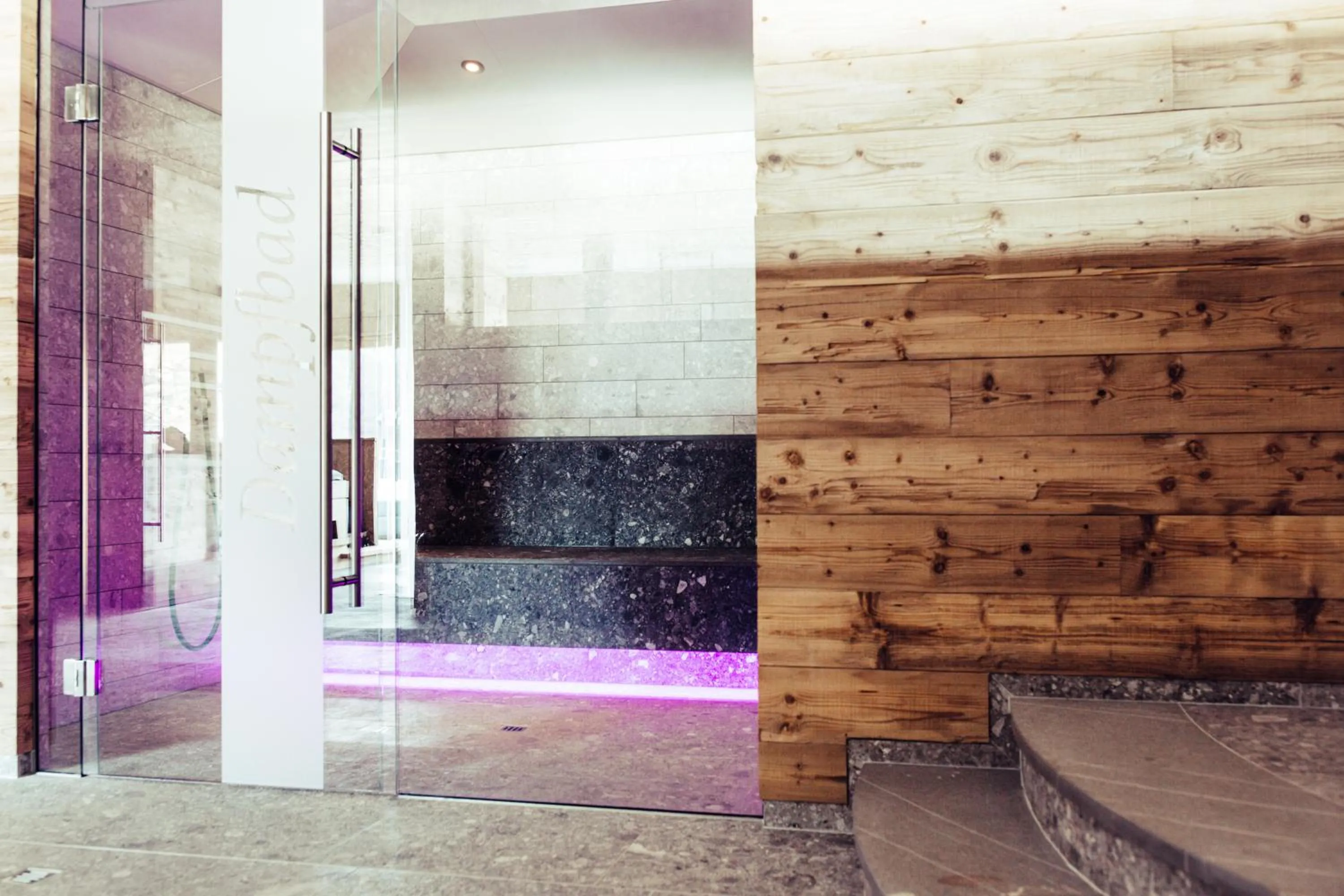 Steam room in Biohotel Bergzeit