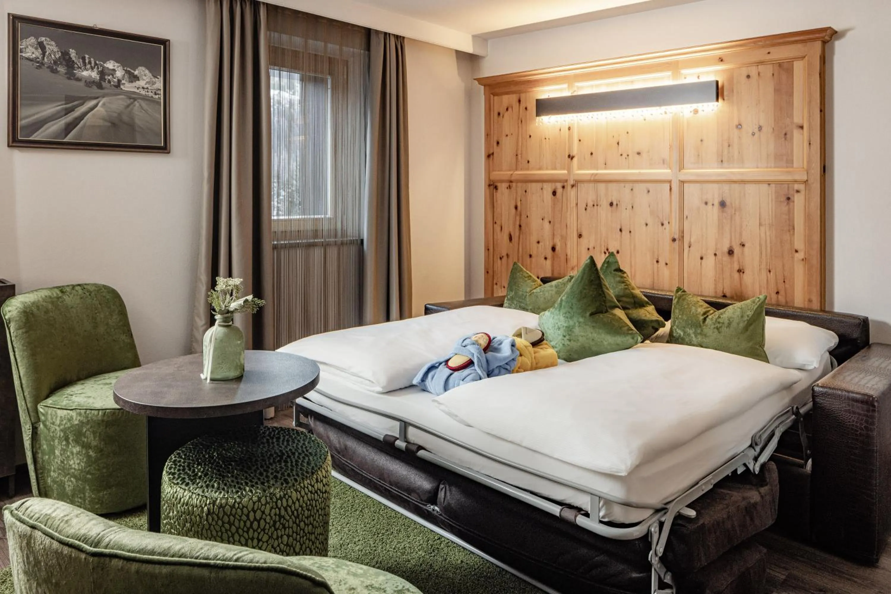 Bed in Boutique & Fashion Hotel Maciaconi - Gardenahotels