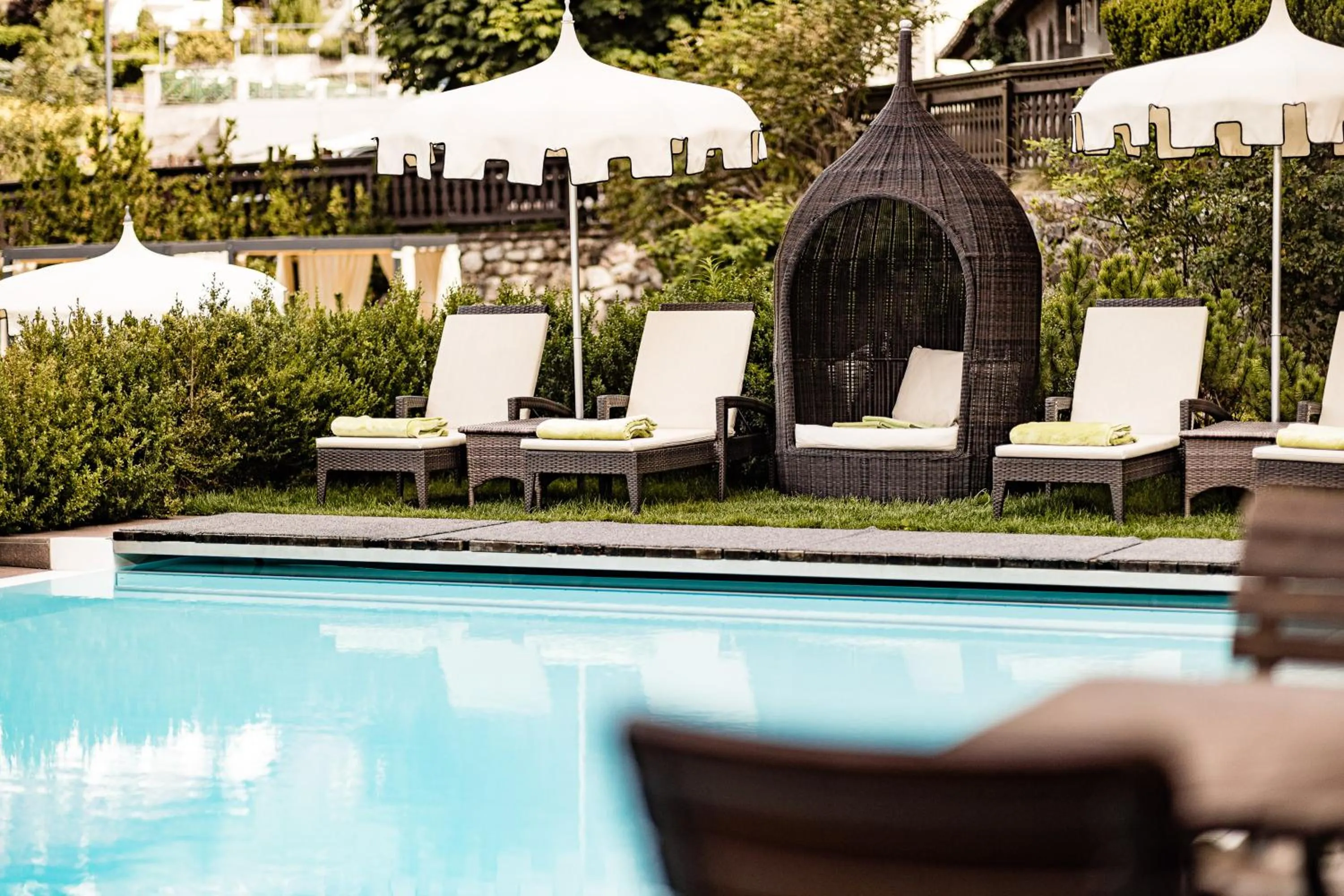 Pool view in Boutique & Fashion Hotel Maciaconi - Gardenahotels