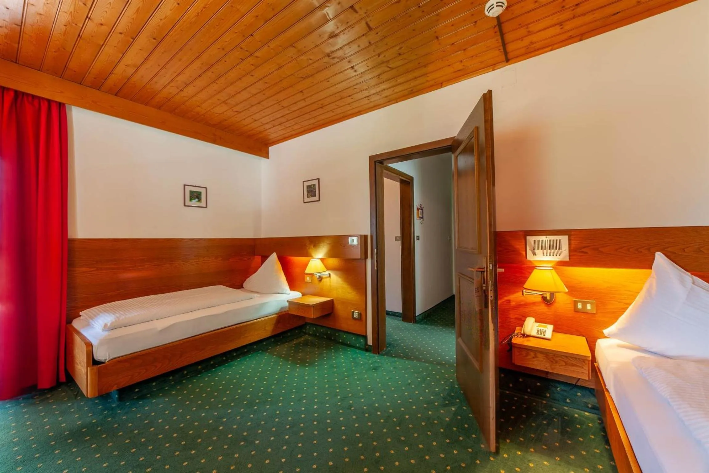 Bed in Hotel St. Pankraz