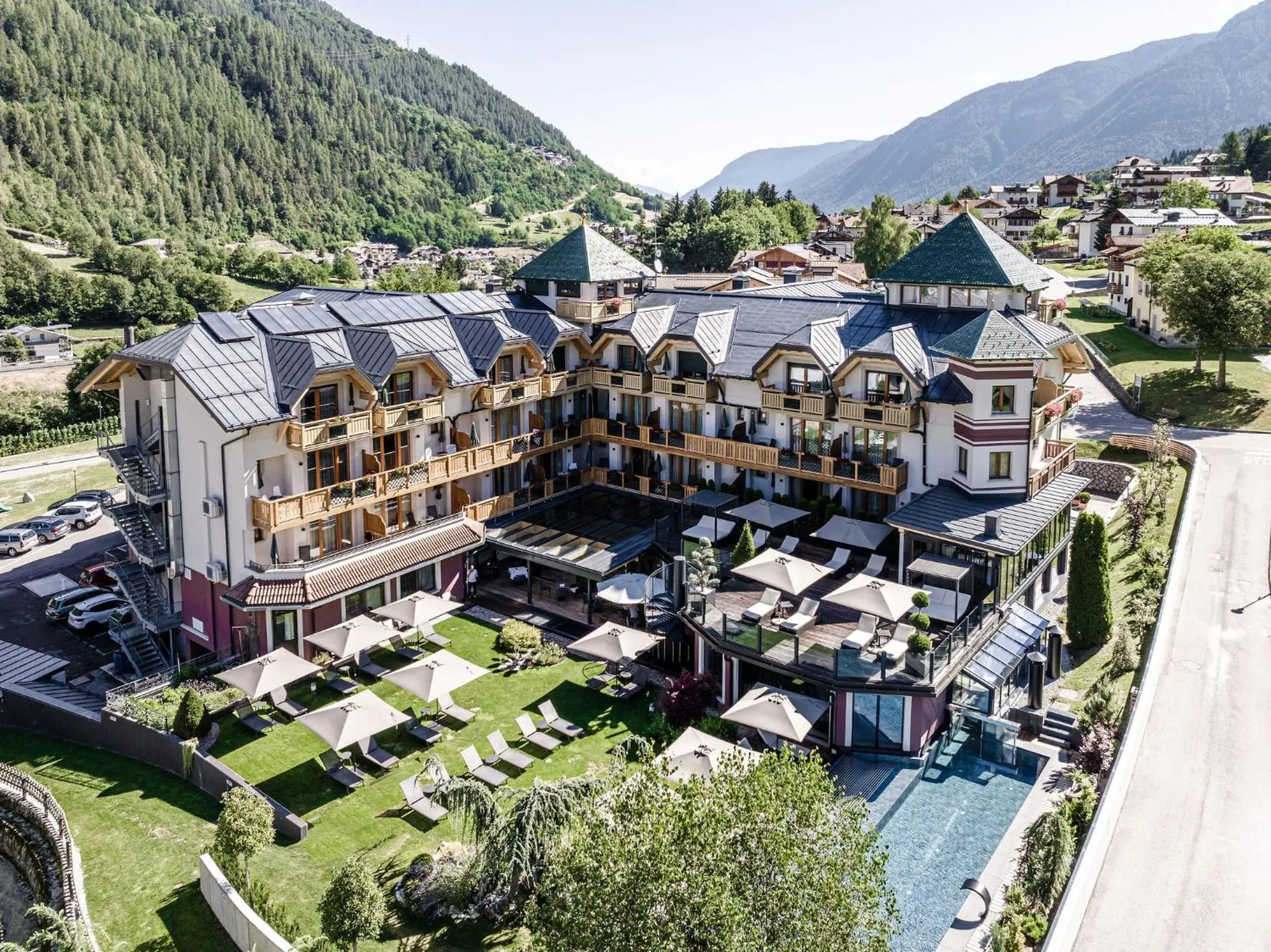 Property building in Tevini Dolomites Charming Hotel