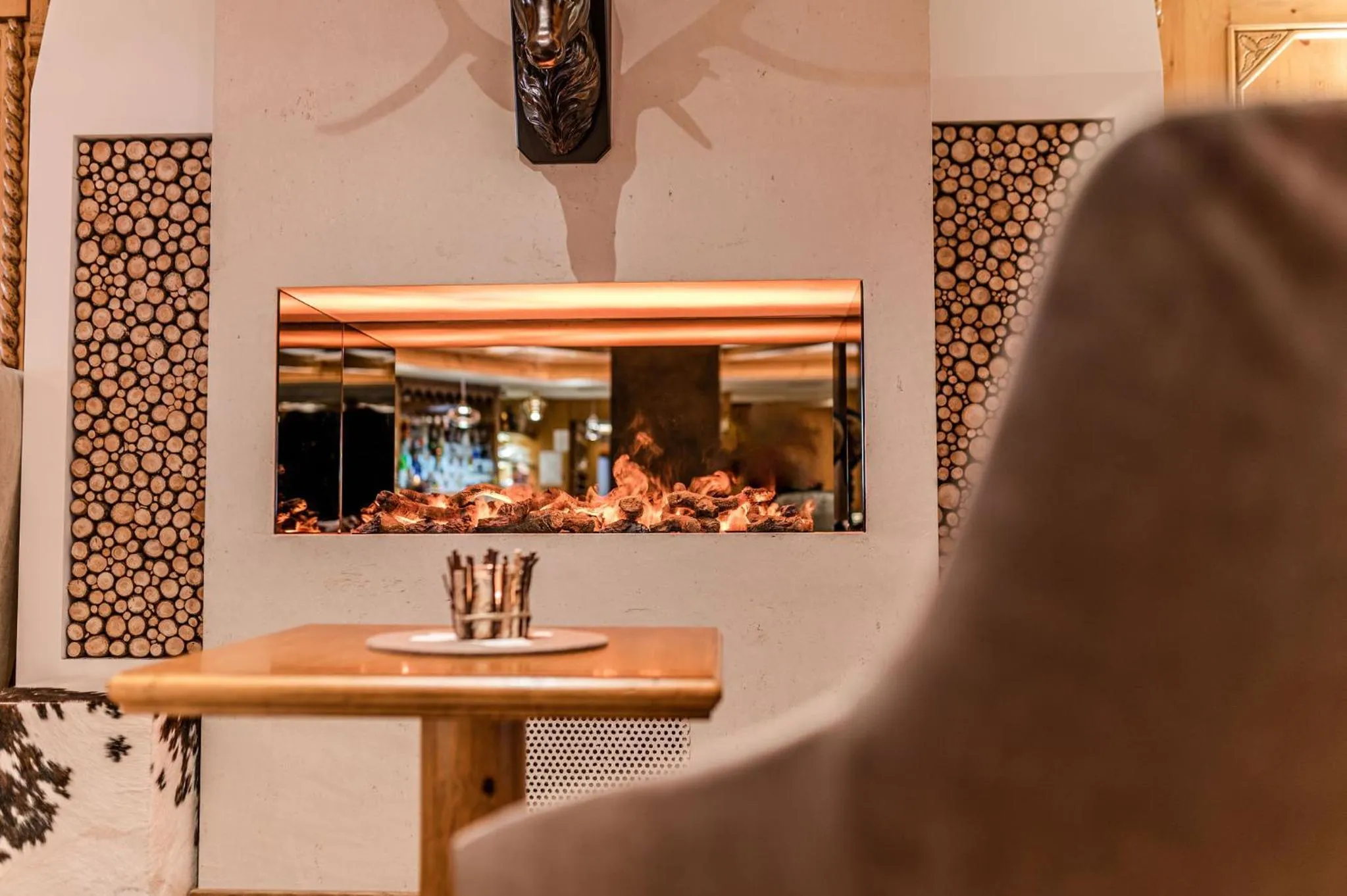 Lounge or bar in Tevini Dolomites Charming Hotel