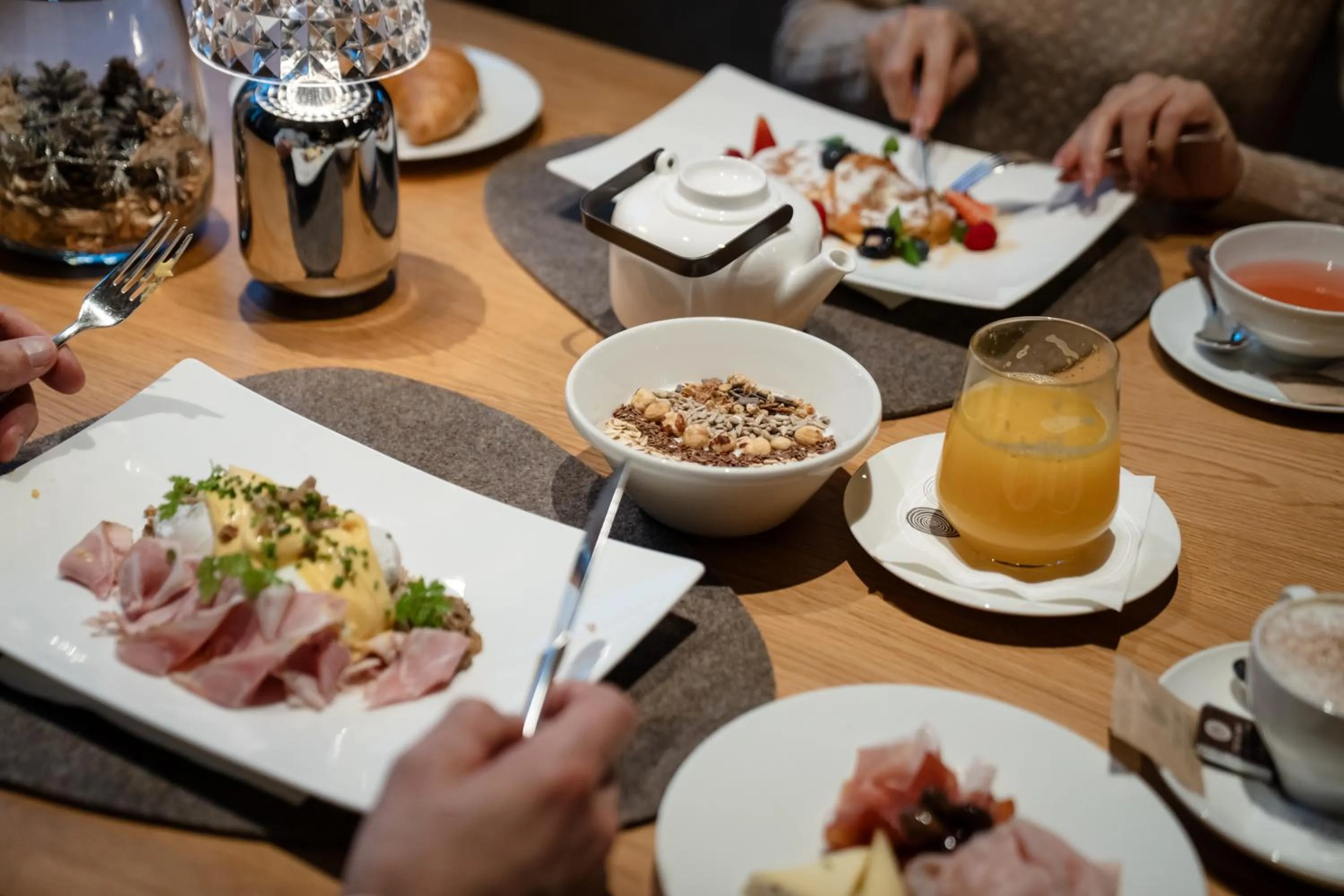 Breakfast in Tevini Dolomites Charming Hotel