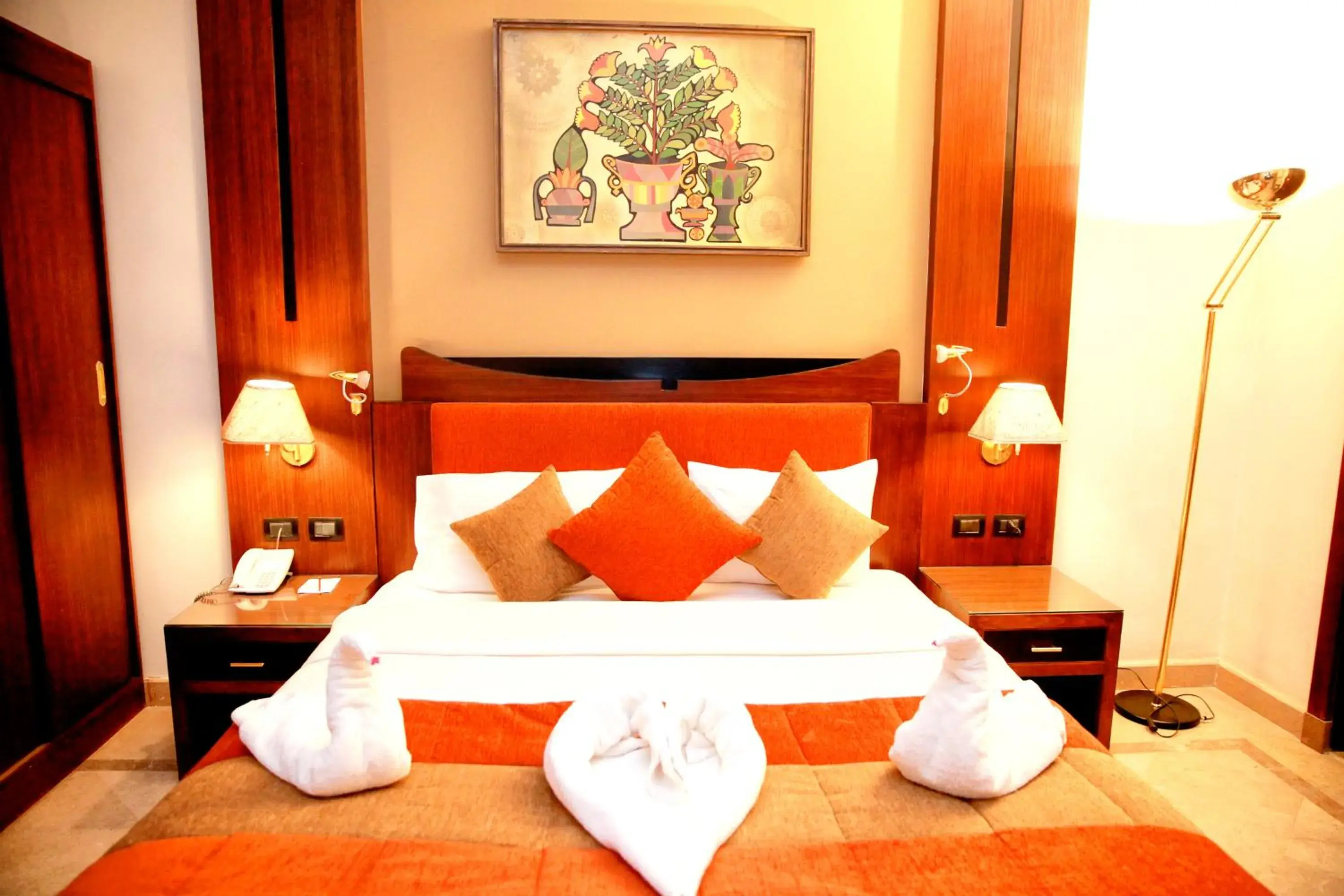 Deluxe Double Room with Nile View in Aracan Eatabe Luxor Hotel Deluxe Double Room with Nile View in Aracan Eatabe Luxor Hotel