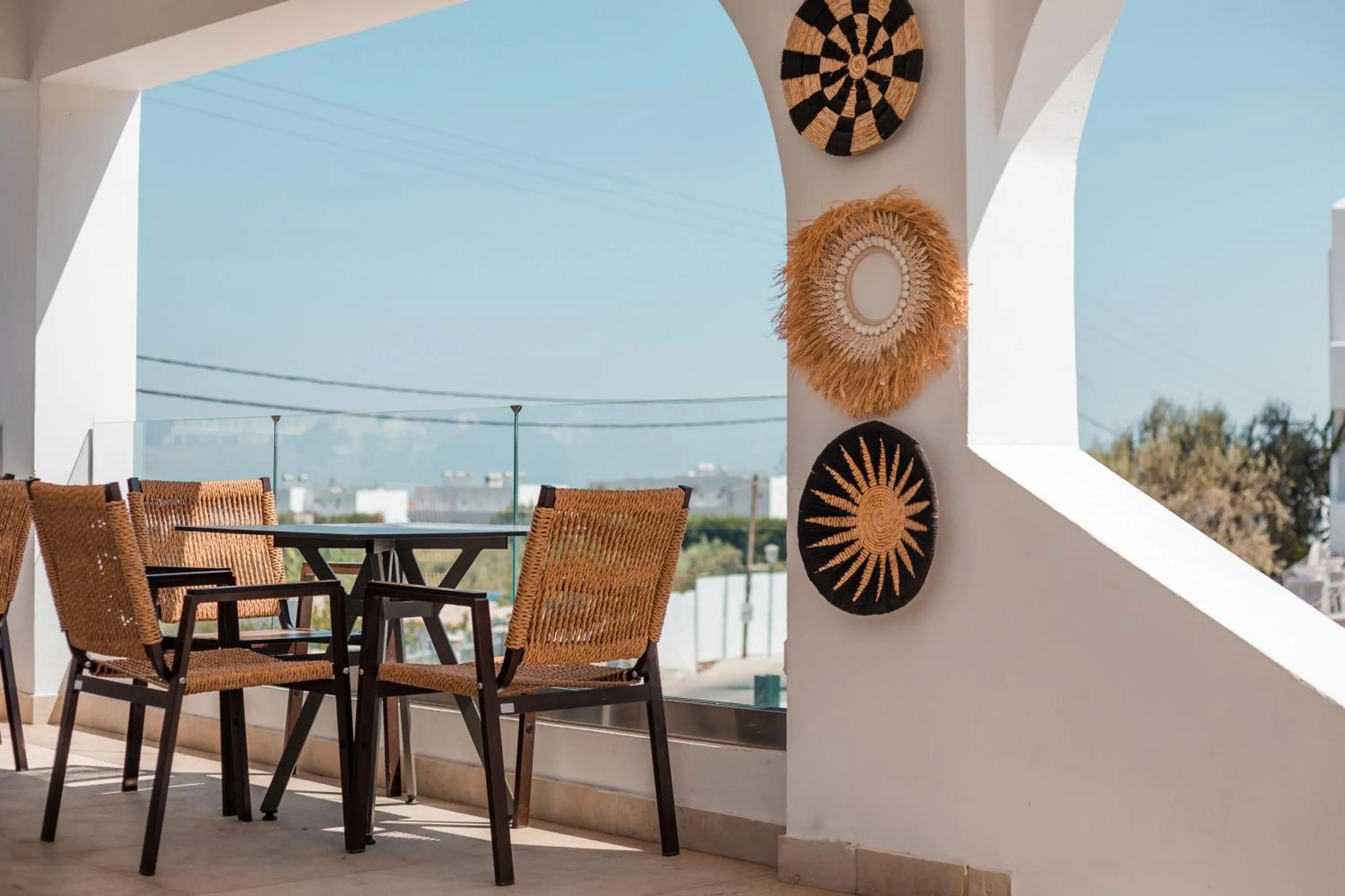 Seating area in Lambis Studios & Apartments