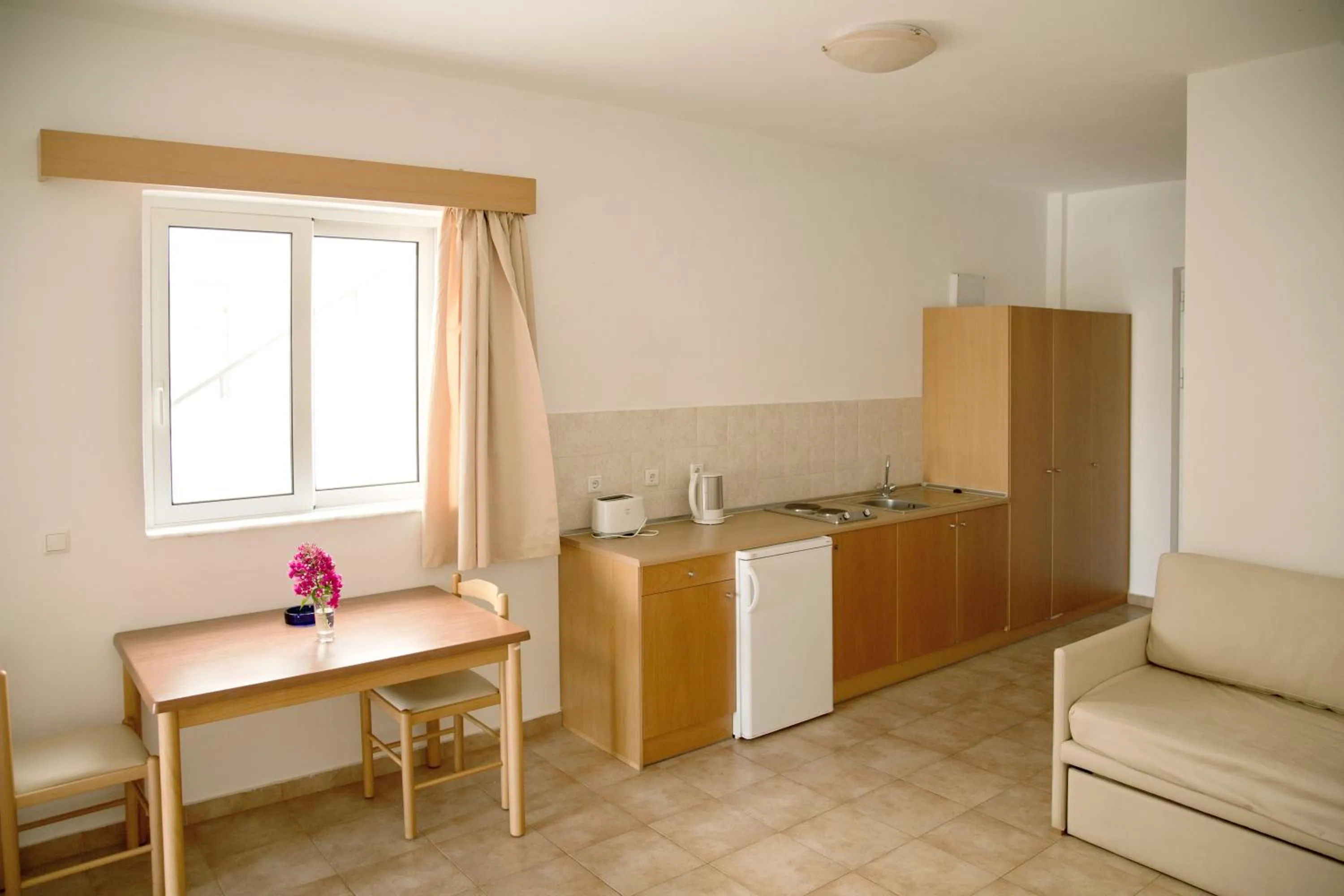 Kitchen or kitchenette in Lambis Studios & Apartments