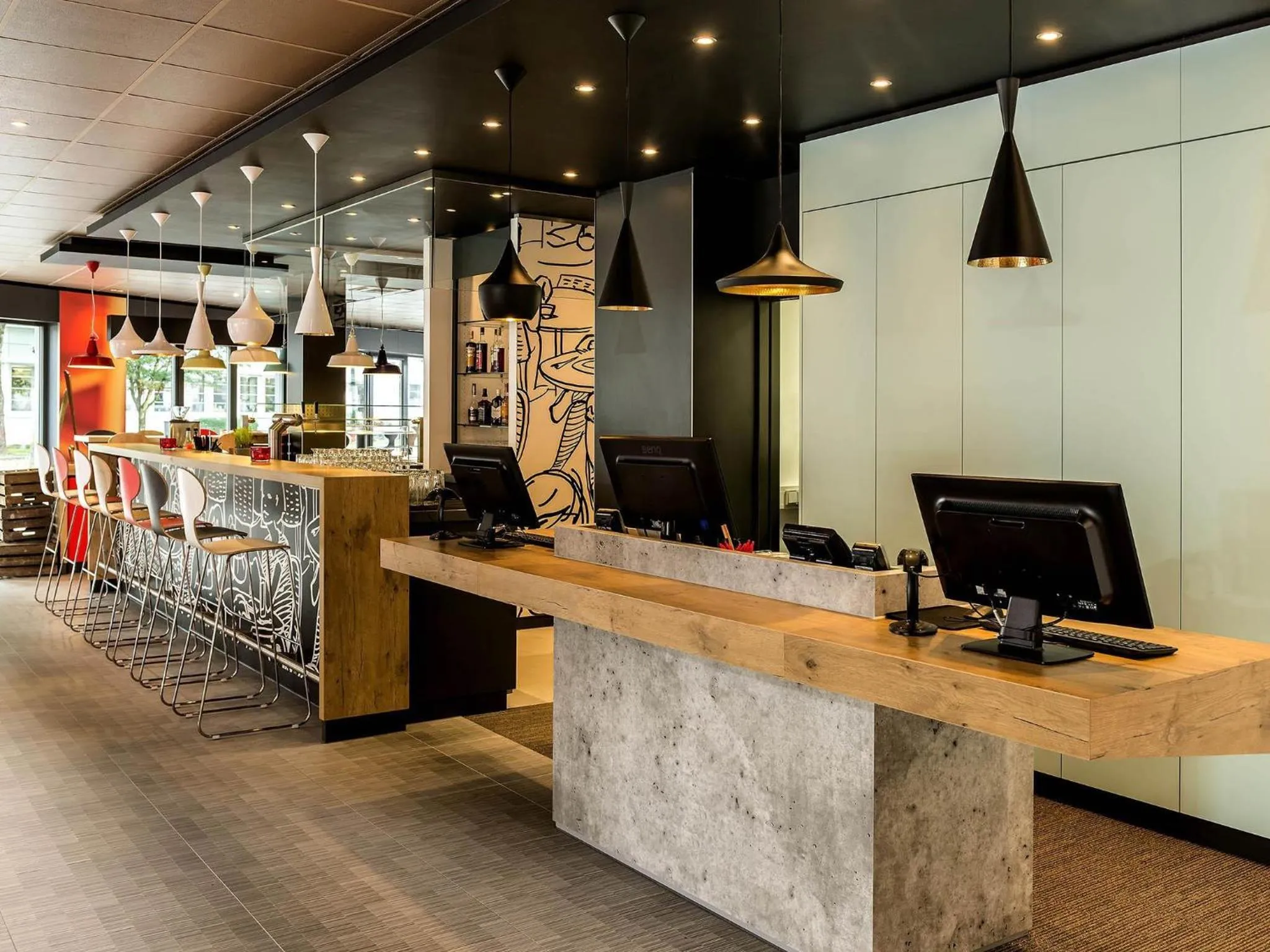 Lounge or bar in Ibis München Airport Süd