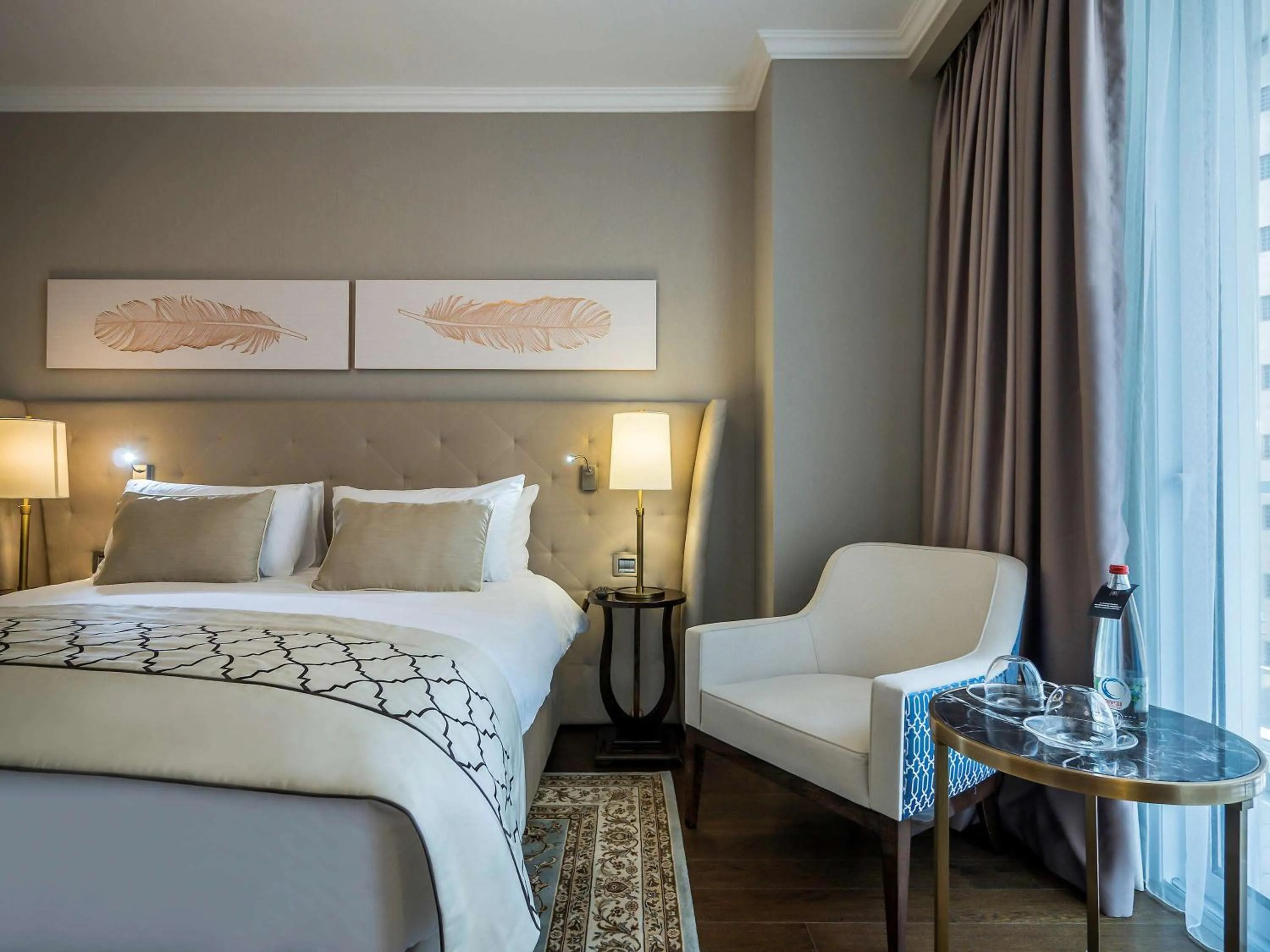 Photo of the whole room, Bed in David Tower Hotel Netanya by Prima Hotels - 16 years Plus