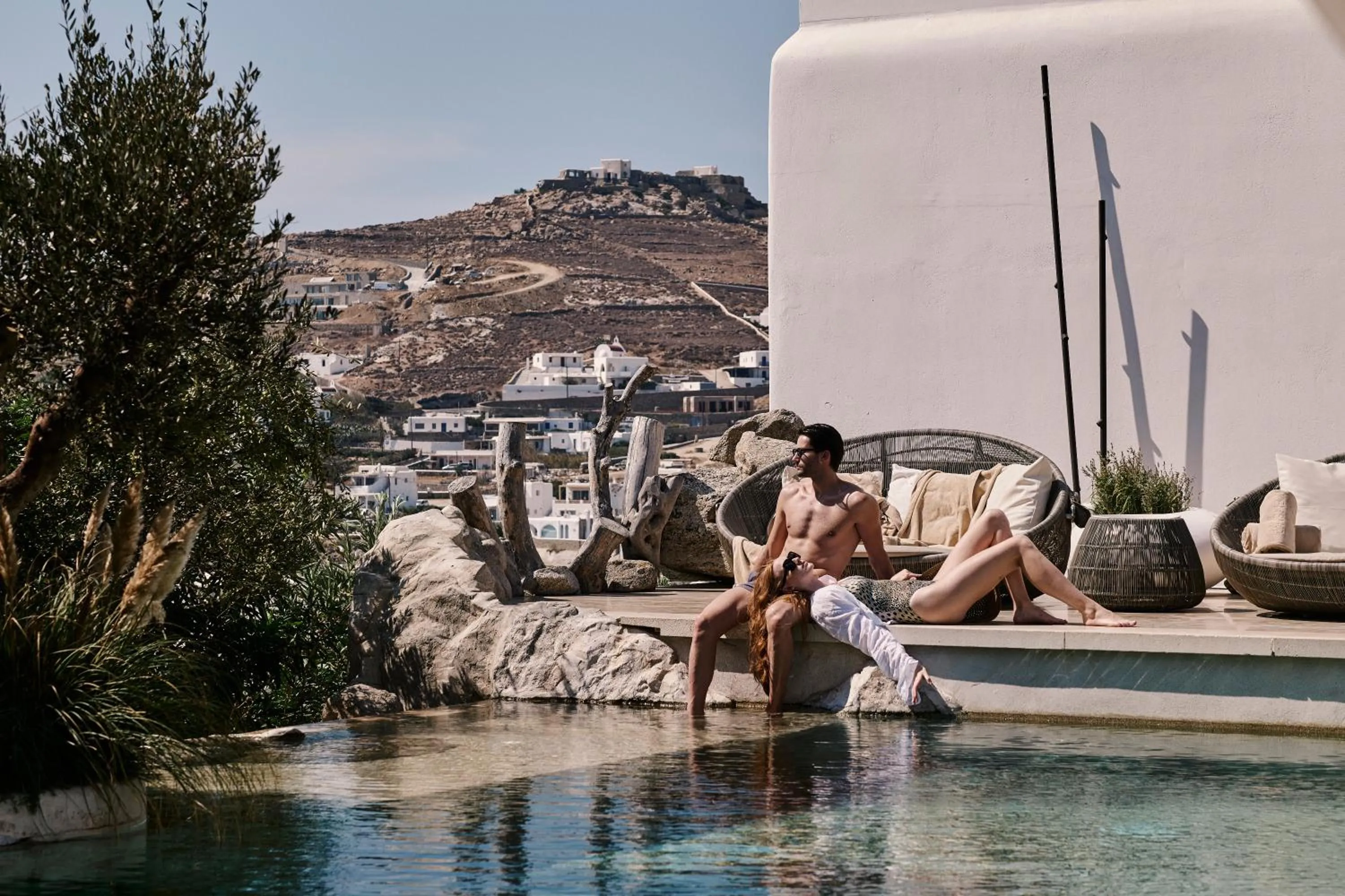 Swimming pool in Kove Mykonos - A Myconian Collection Hotel