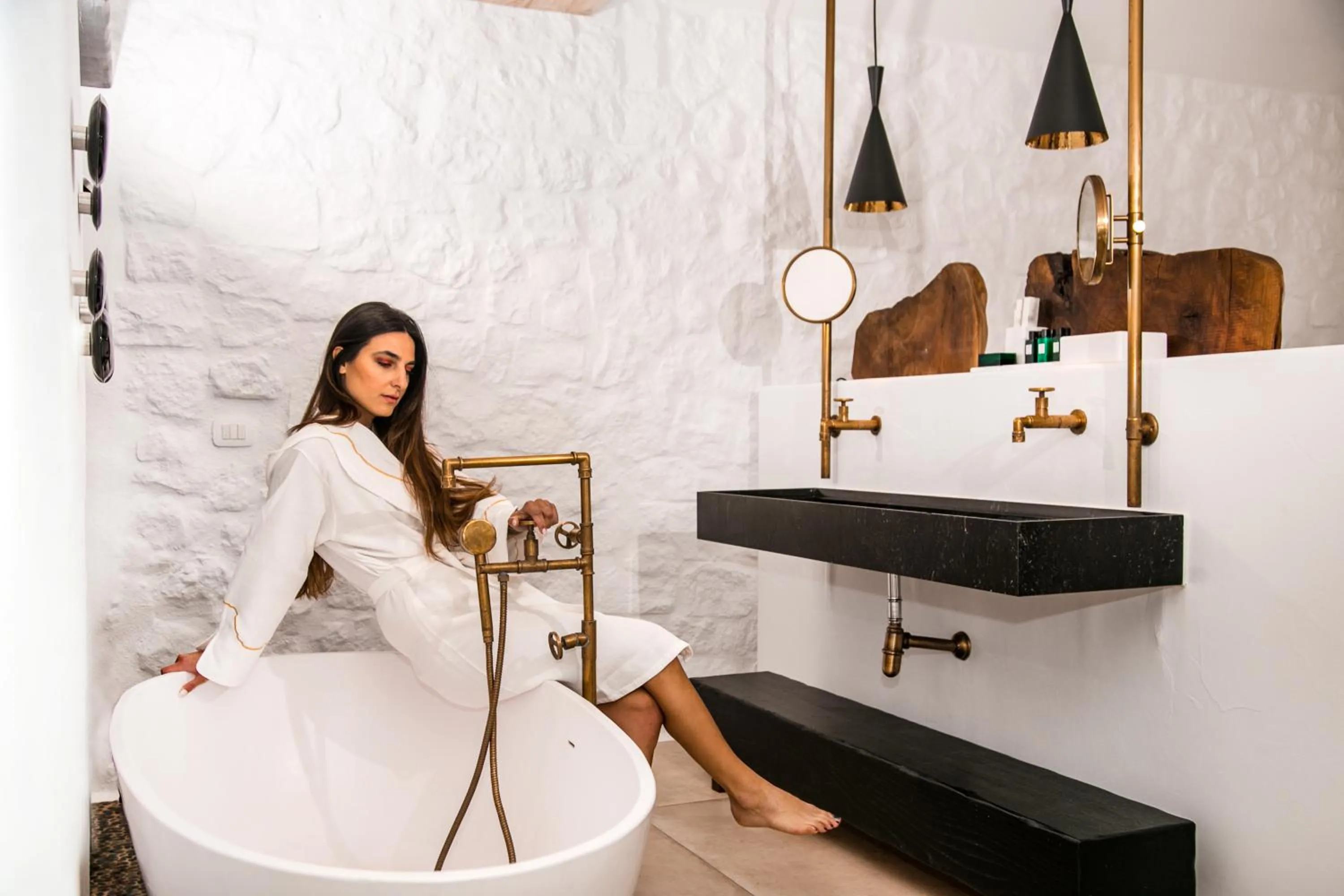 Bath in Kove Mykonos - A Myconian Collection Hotel
