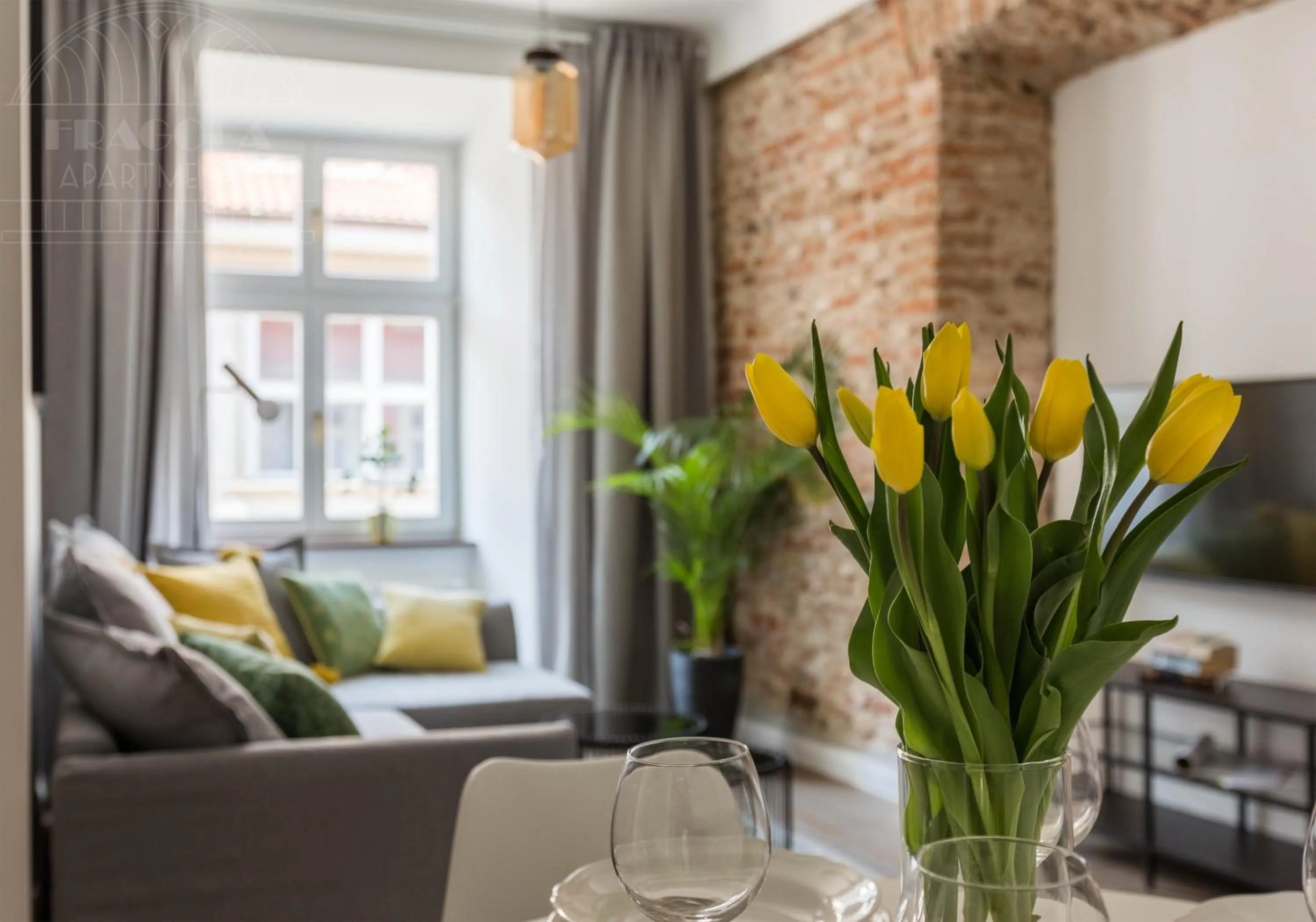 Seating area in Fragola Apartments Old Town