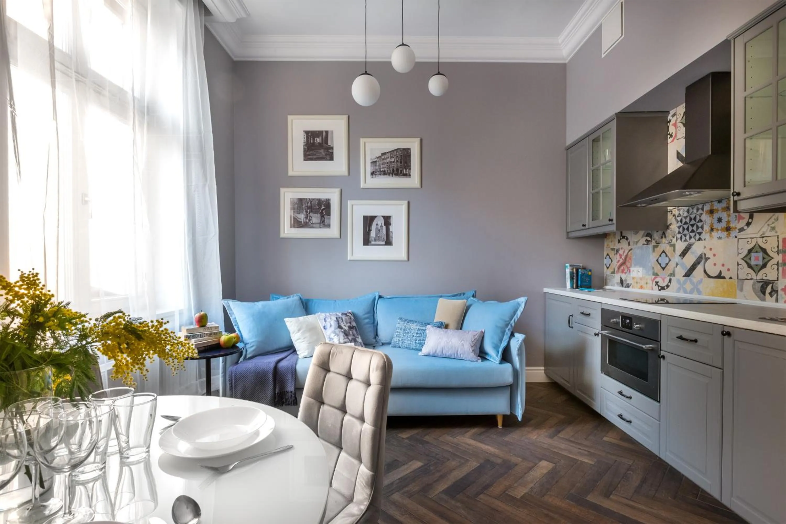 Kitchen or kitchenette in Fragola Apartments Old Town