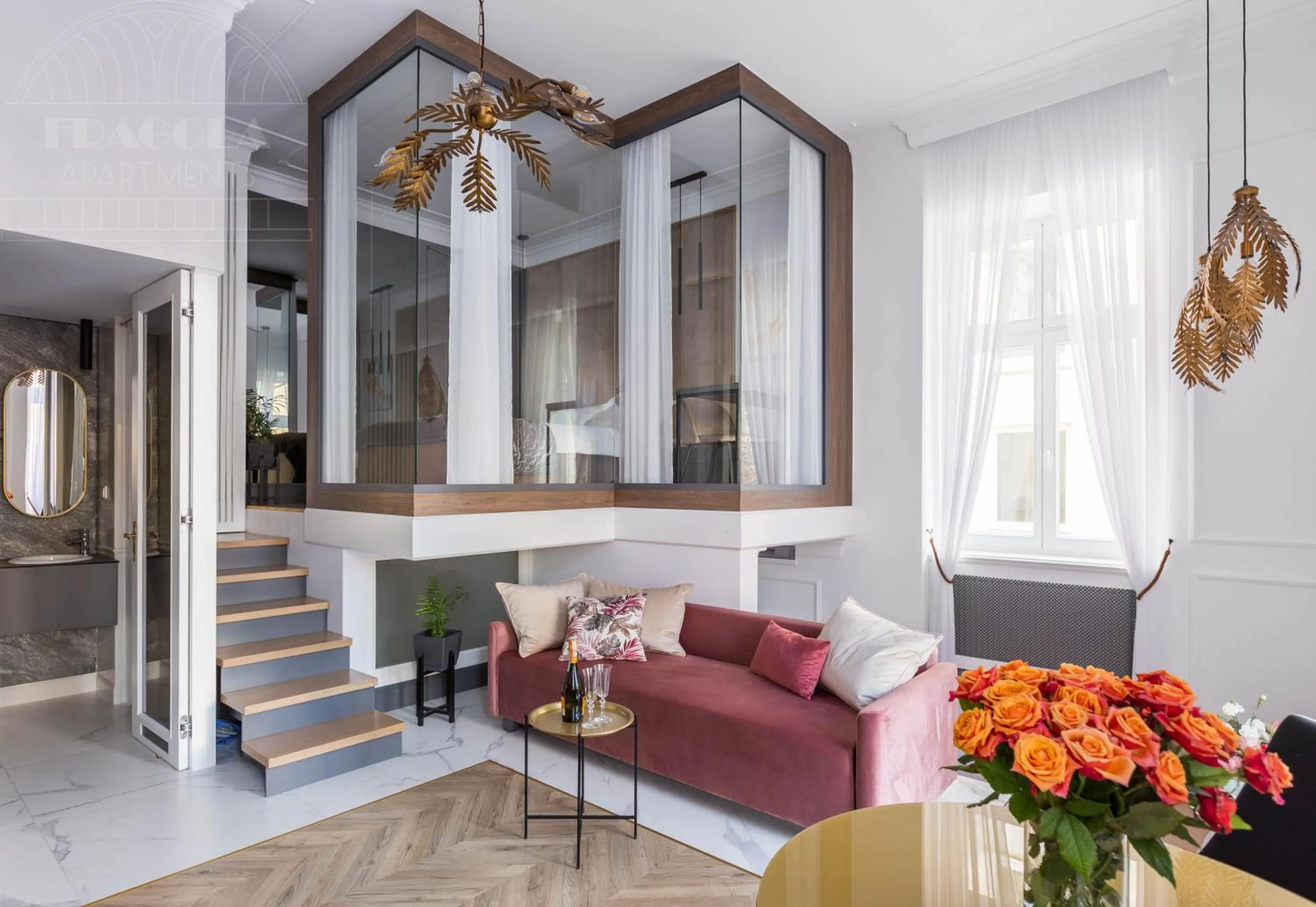 Living room in Fragola Apartments Old Town