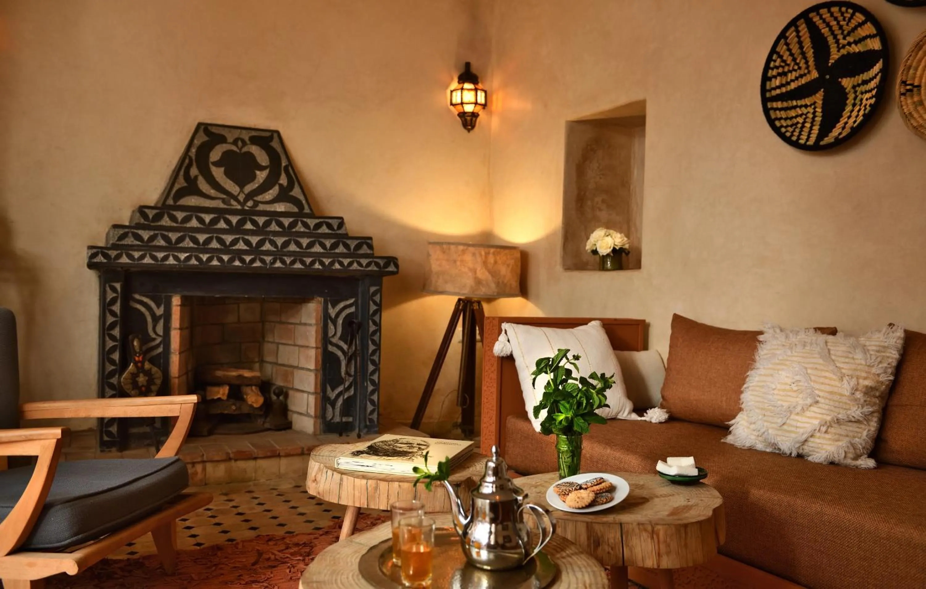 Seating area in Riad Lamzia