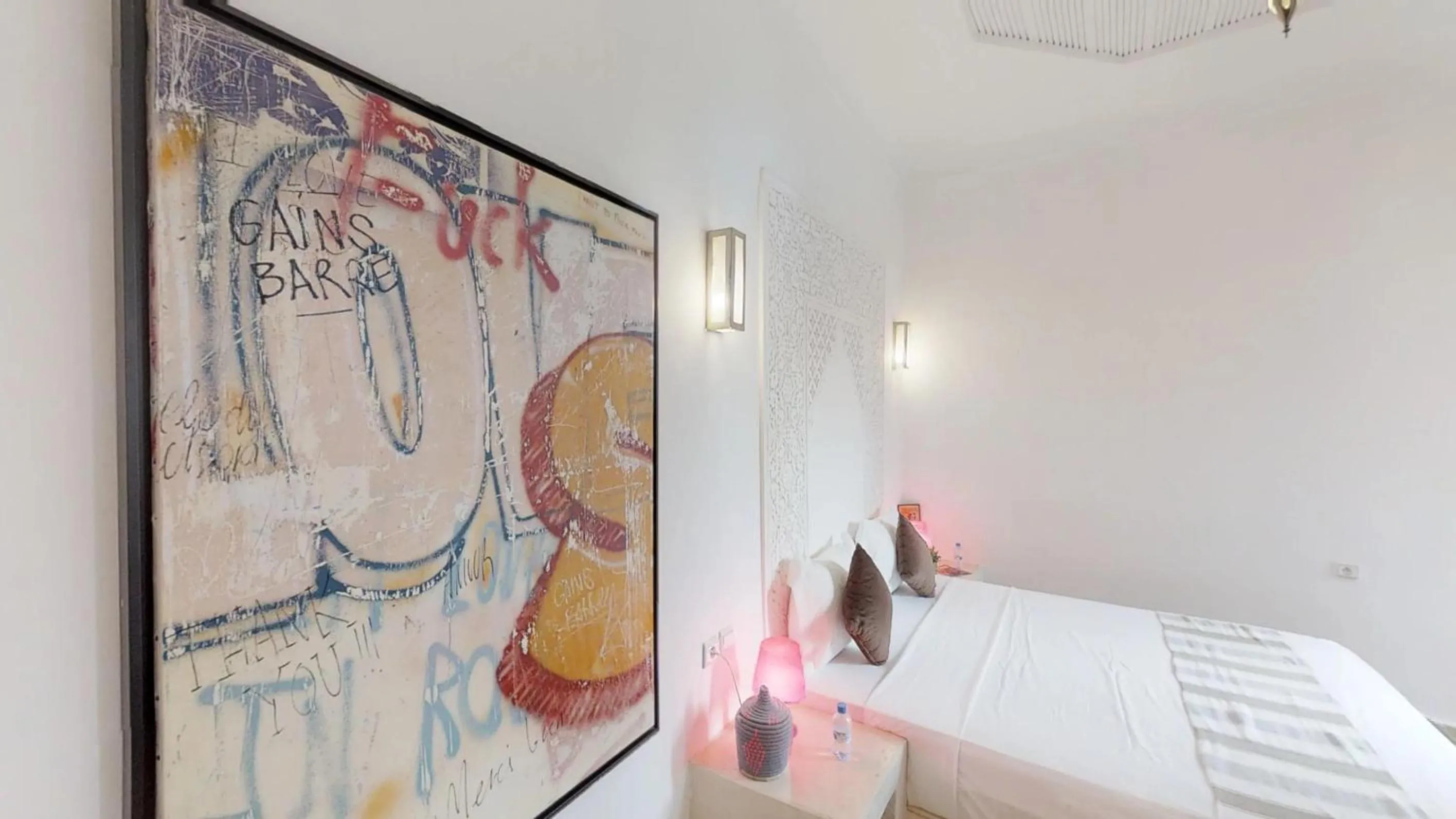 Bedroom, Bed in Riad Lamzia