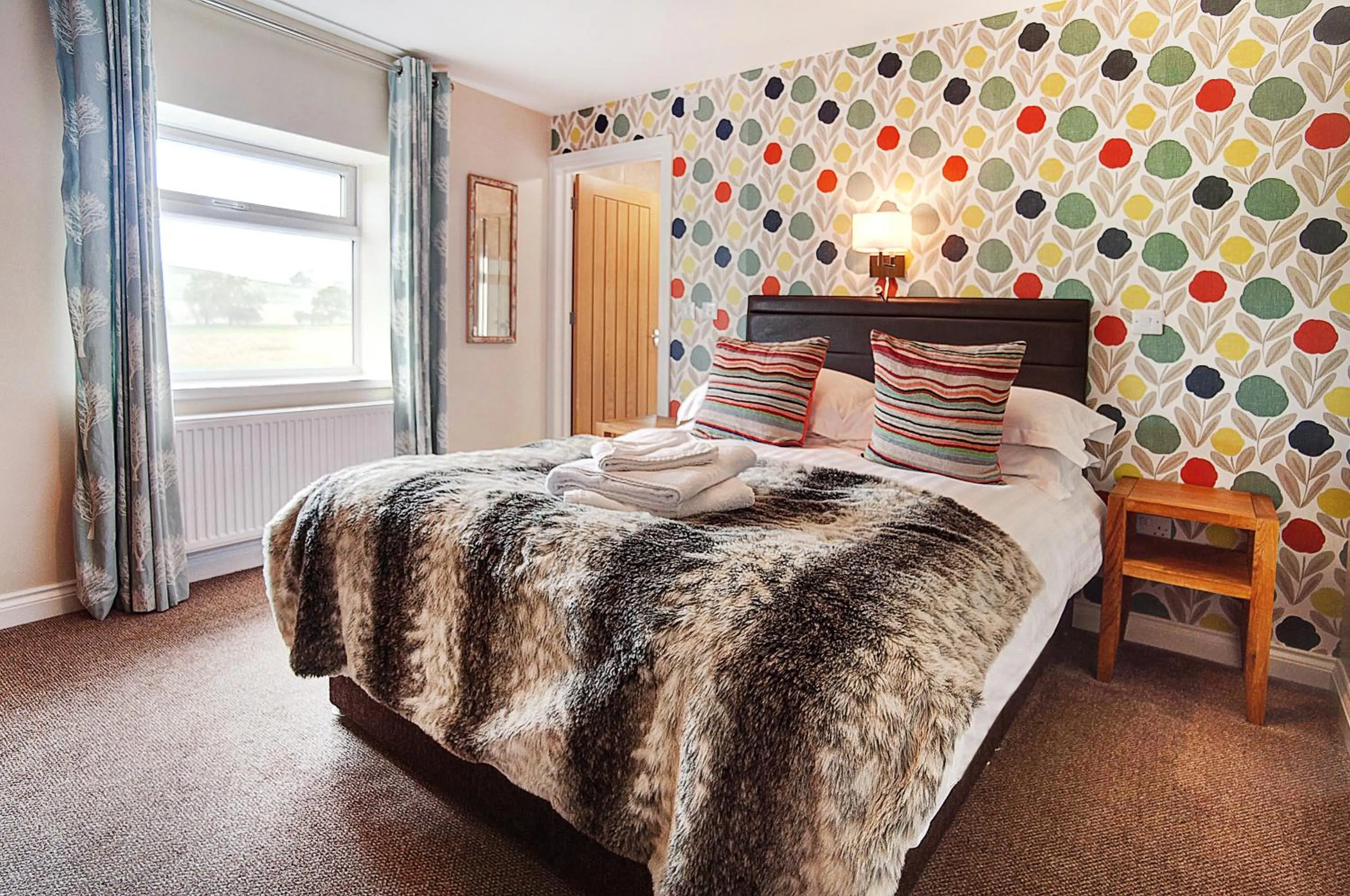 Bed in The Twice Brewed Inn