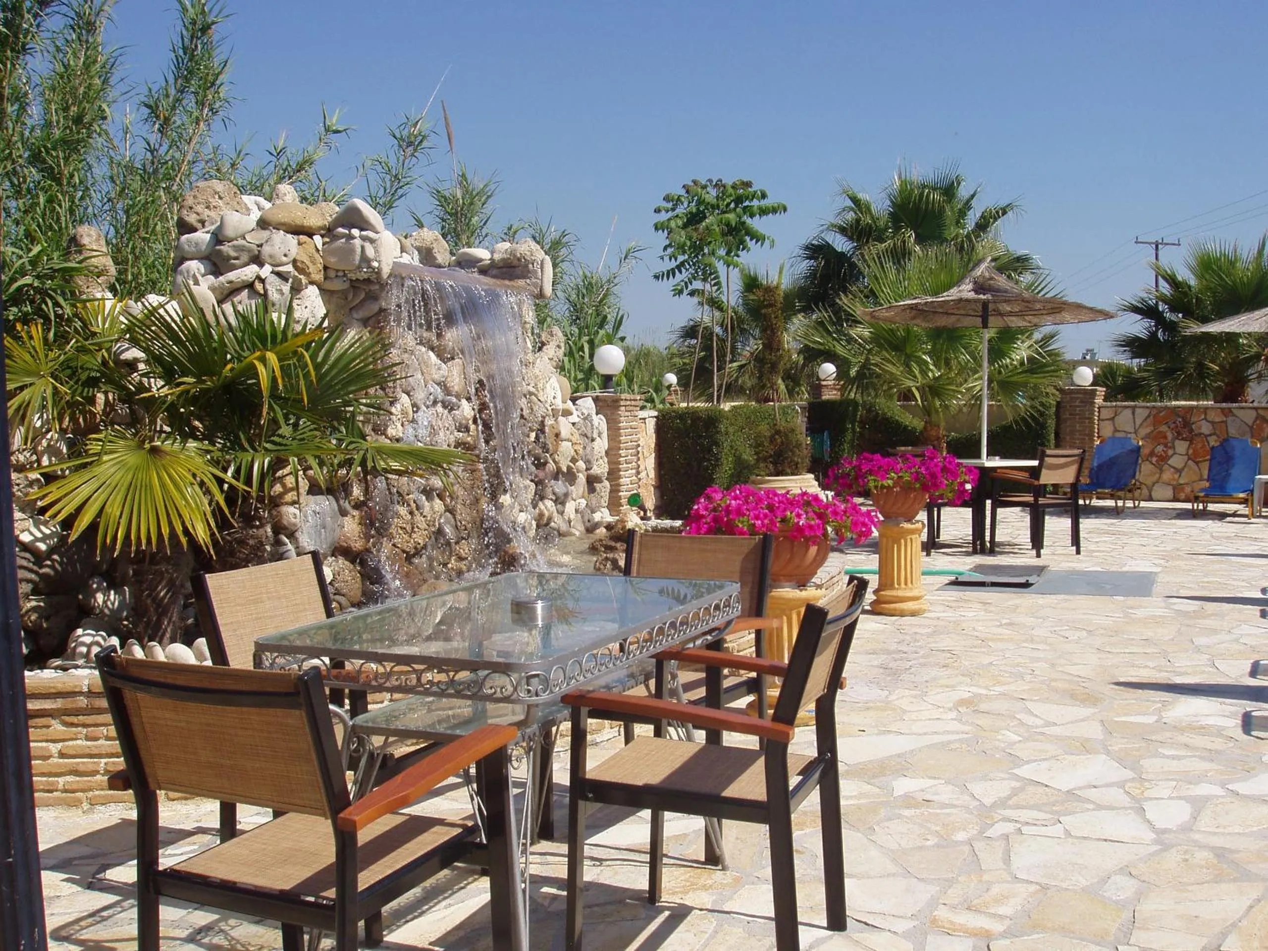 Patio in Paradise Apartments